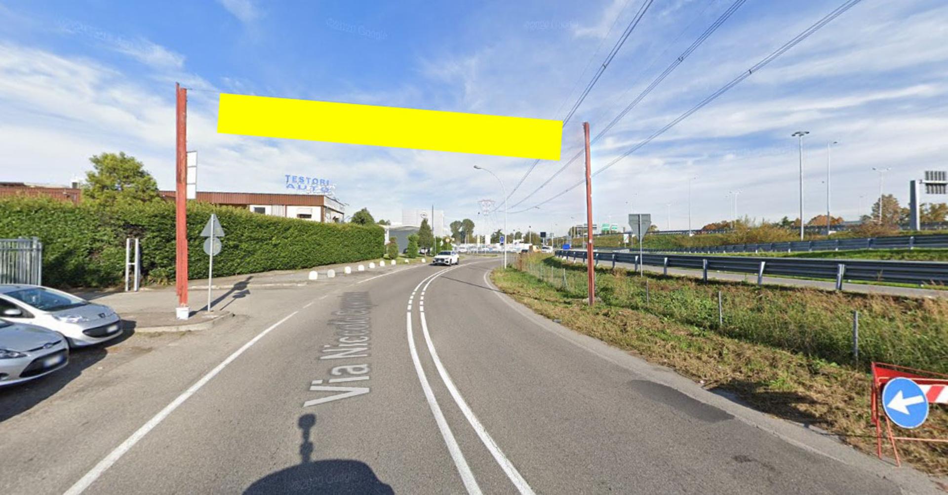Impianto STRISCIONE a Trezzano sul Naviglio, in zona Ristorante Cascina Antonietta