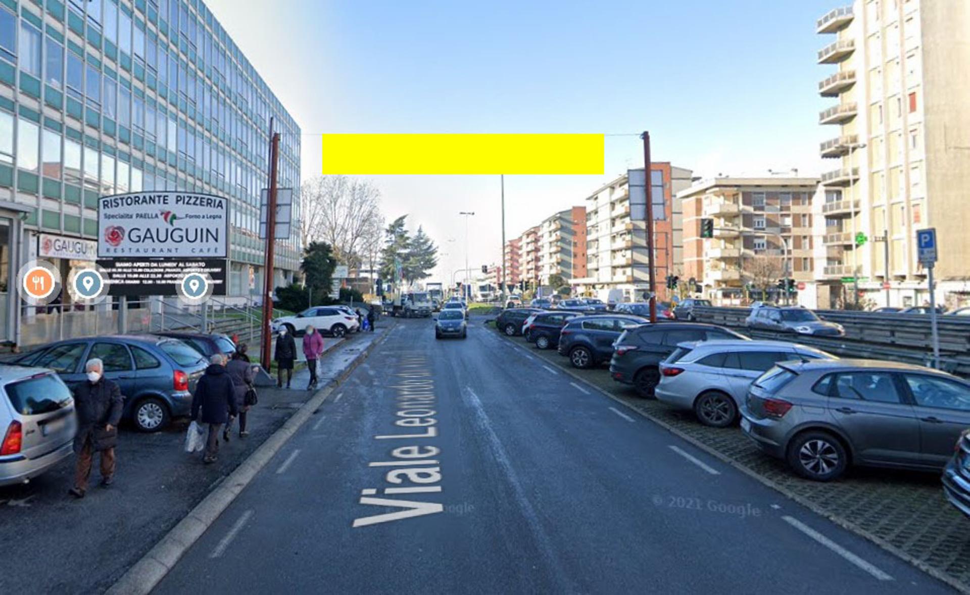 Impianto STRISCIONE a Trezzano sul Naviglio, in zona Effetto Donna