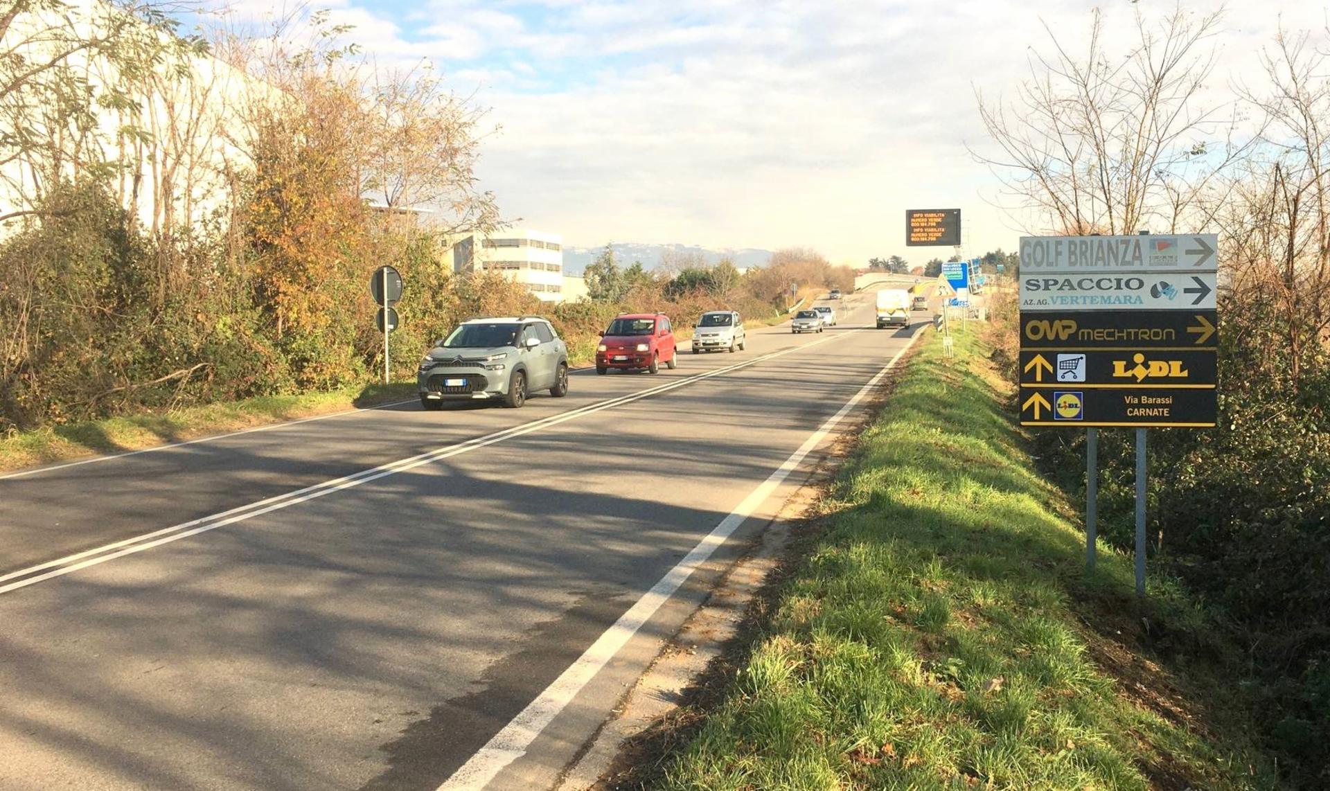 Impianto FRECCE / PREINSEGNE a Usmate Velate, in zona Ristorante Il Chiodo