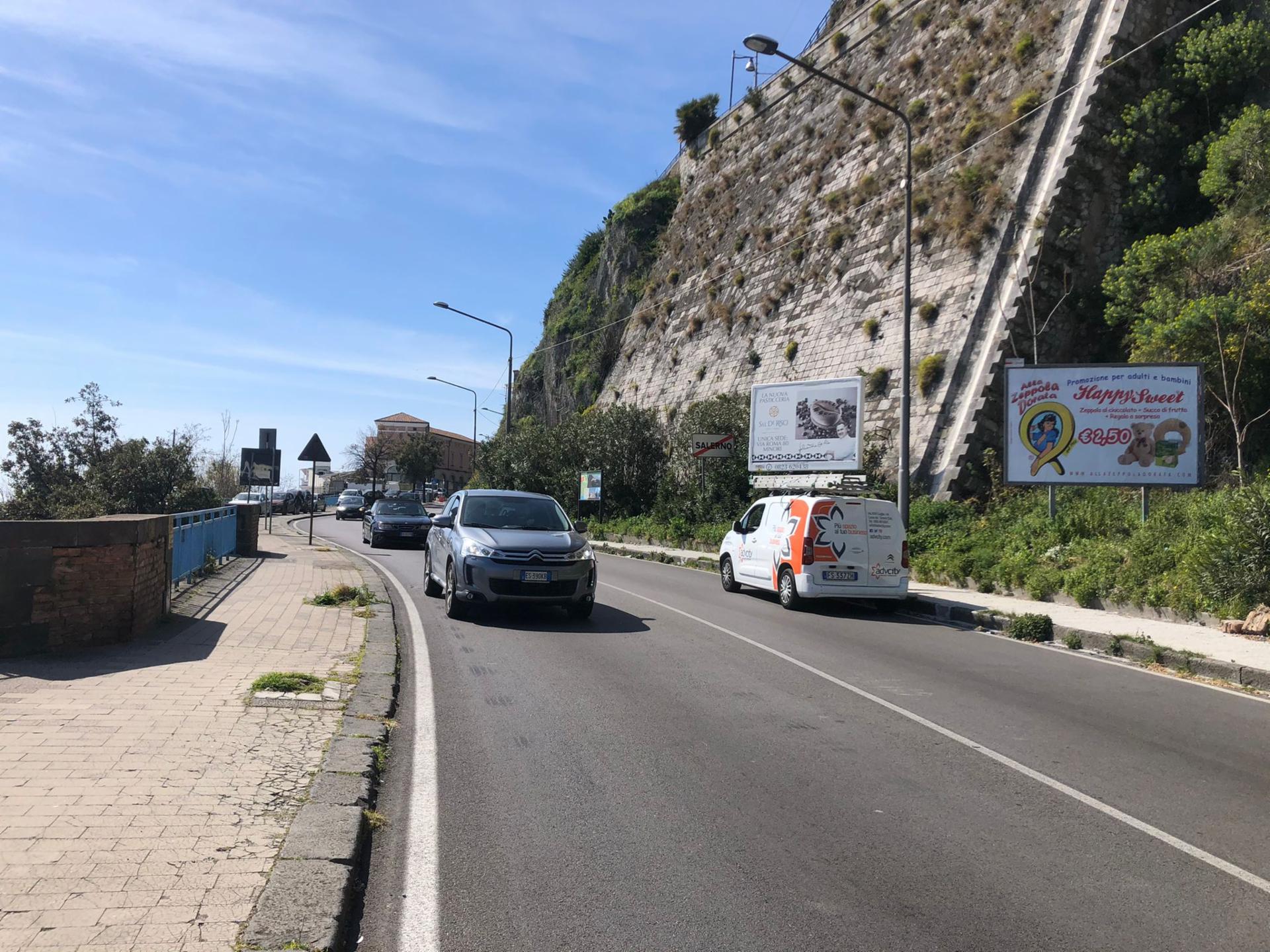 Impianto POSTER a Salerno, in zona Bar Miramare