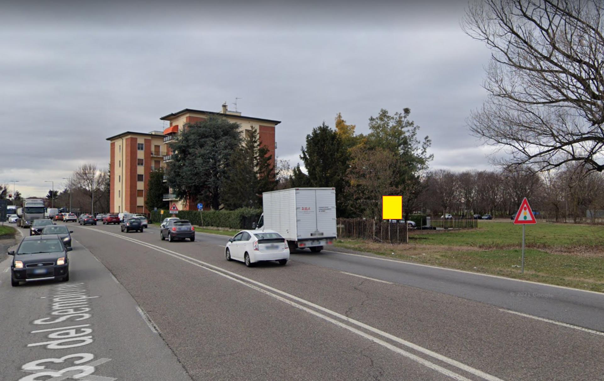 Impianto CARTELLONISTICA a Rho, in zona :Santuario dell'Addolorata