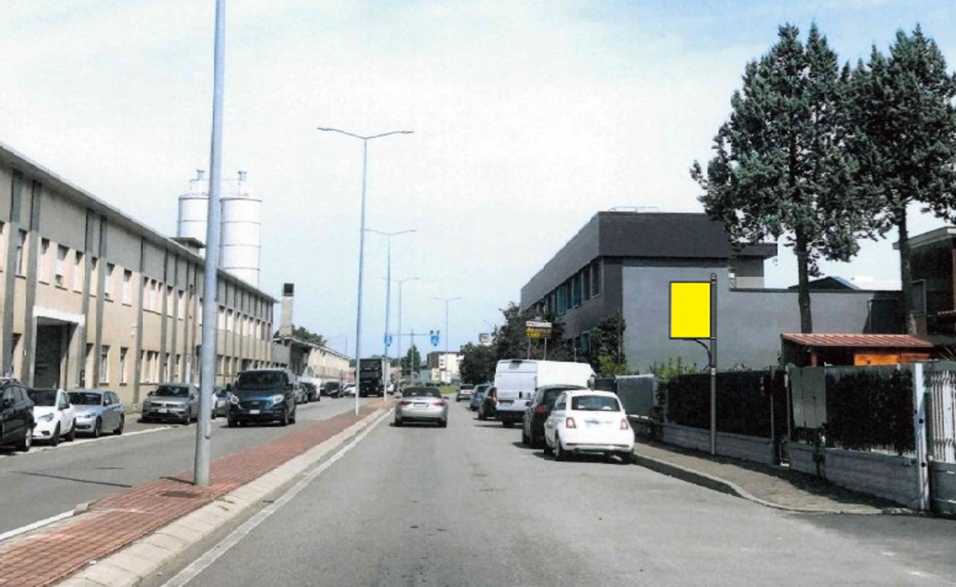 Impianto cartellonistica a Peschiera Borromeo