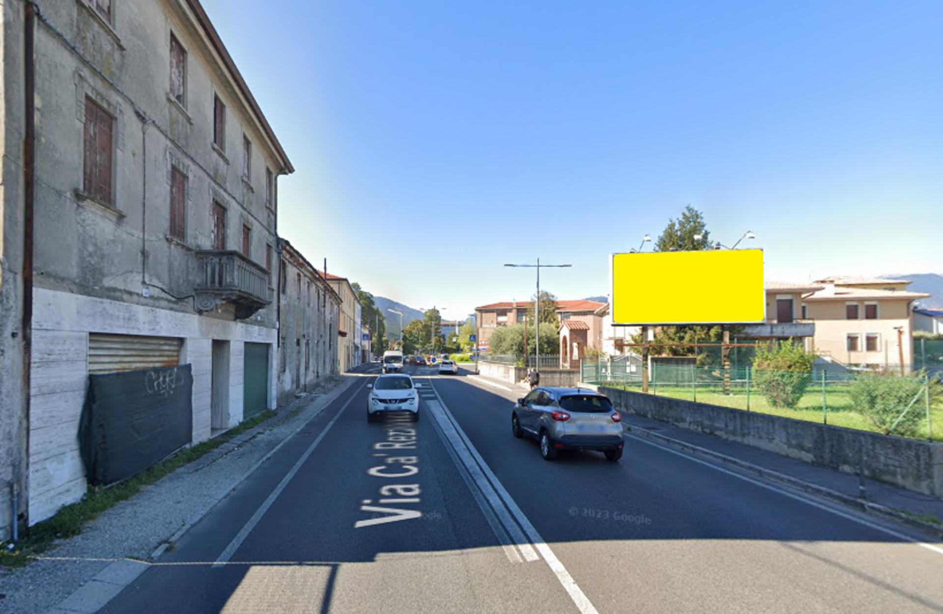 Impianto a S.S. 47 Via Parolini uscita città da Padova  Bassano del Grappa