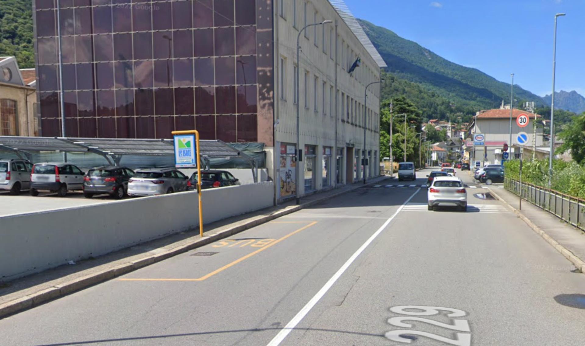 Impianto PALINA a Omegna, in zona Ufficio postale di Omegnas