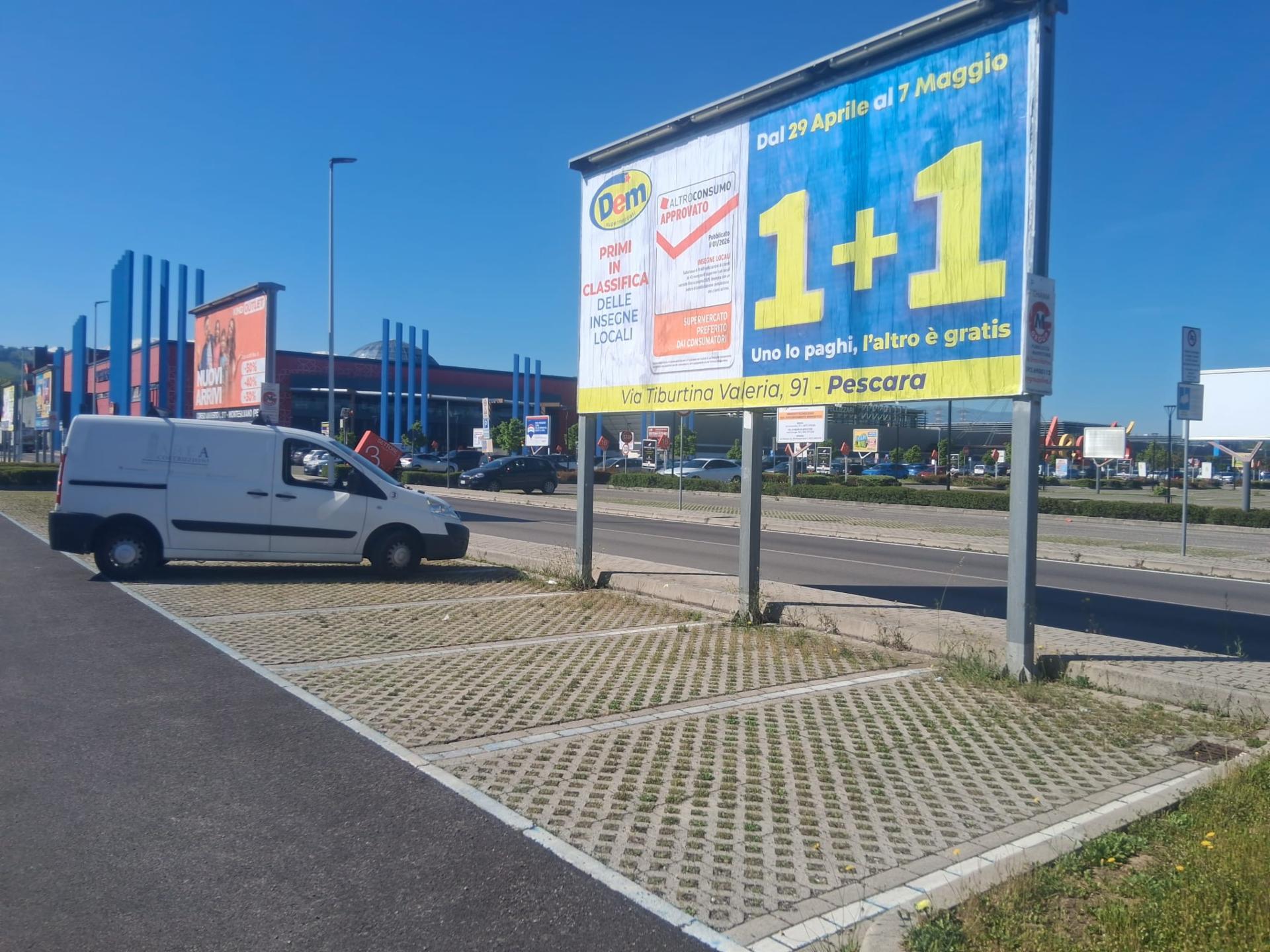 Impianto 6 X 3 a Chieti, in zona Guess