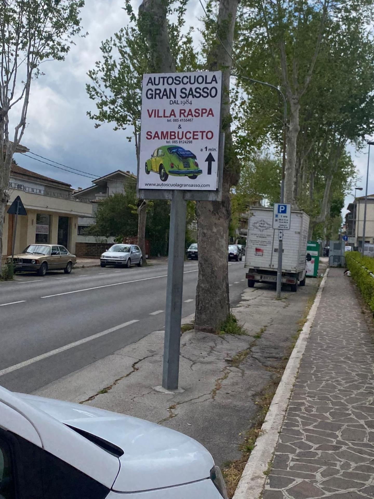 Impianto TABELLA a San Giovanni Teatino, in zona Goldenpoint
