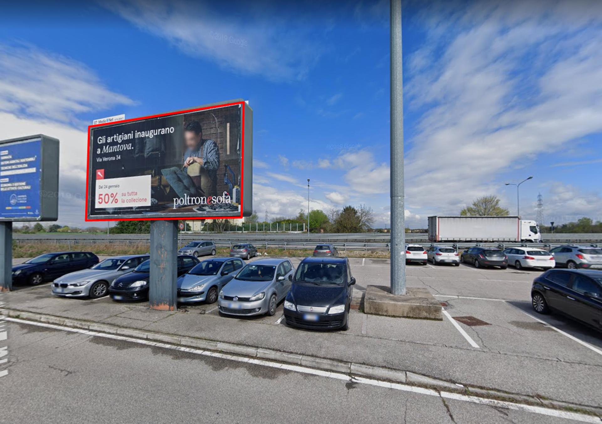 Impianto 6 X 3 a Mantova, in zona MediaWorld