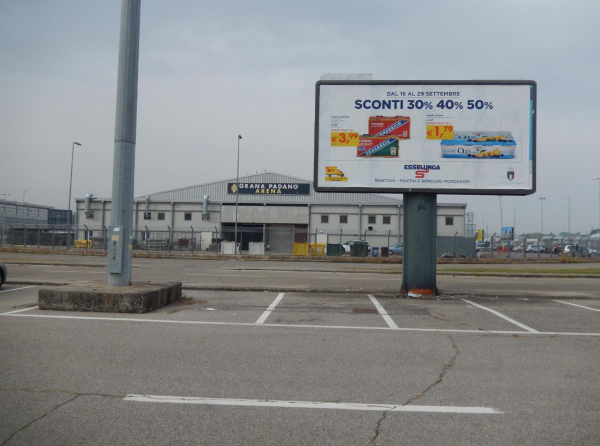 Impianto 6 X 3 a Mantova, in zona MediaWorld