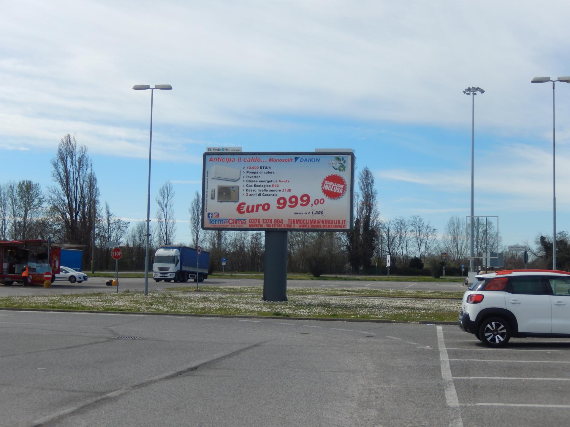 Impianto 6 X 3 a Mantova, in zona Pepco