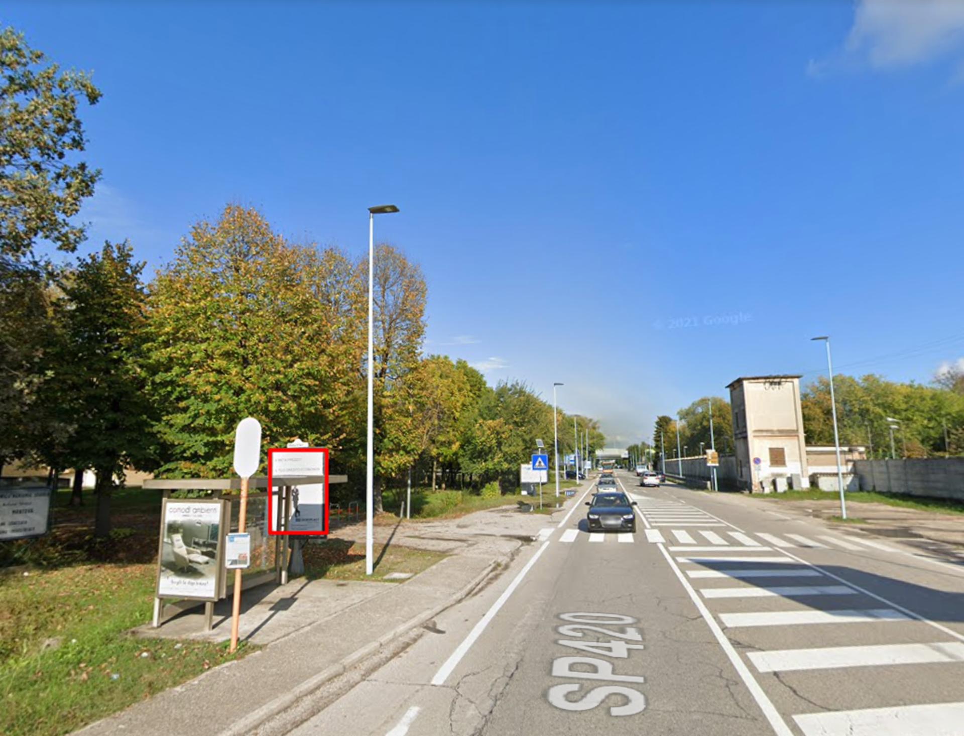 Impianto STENDARDO a Mantova, in zona Via dei Toscani, fronte Bigattera