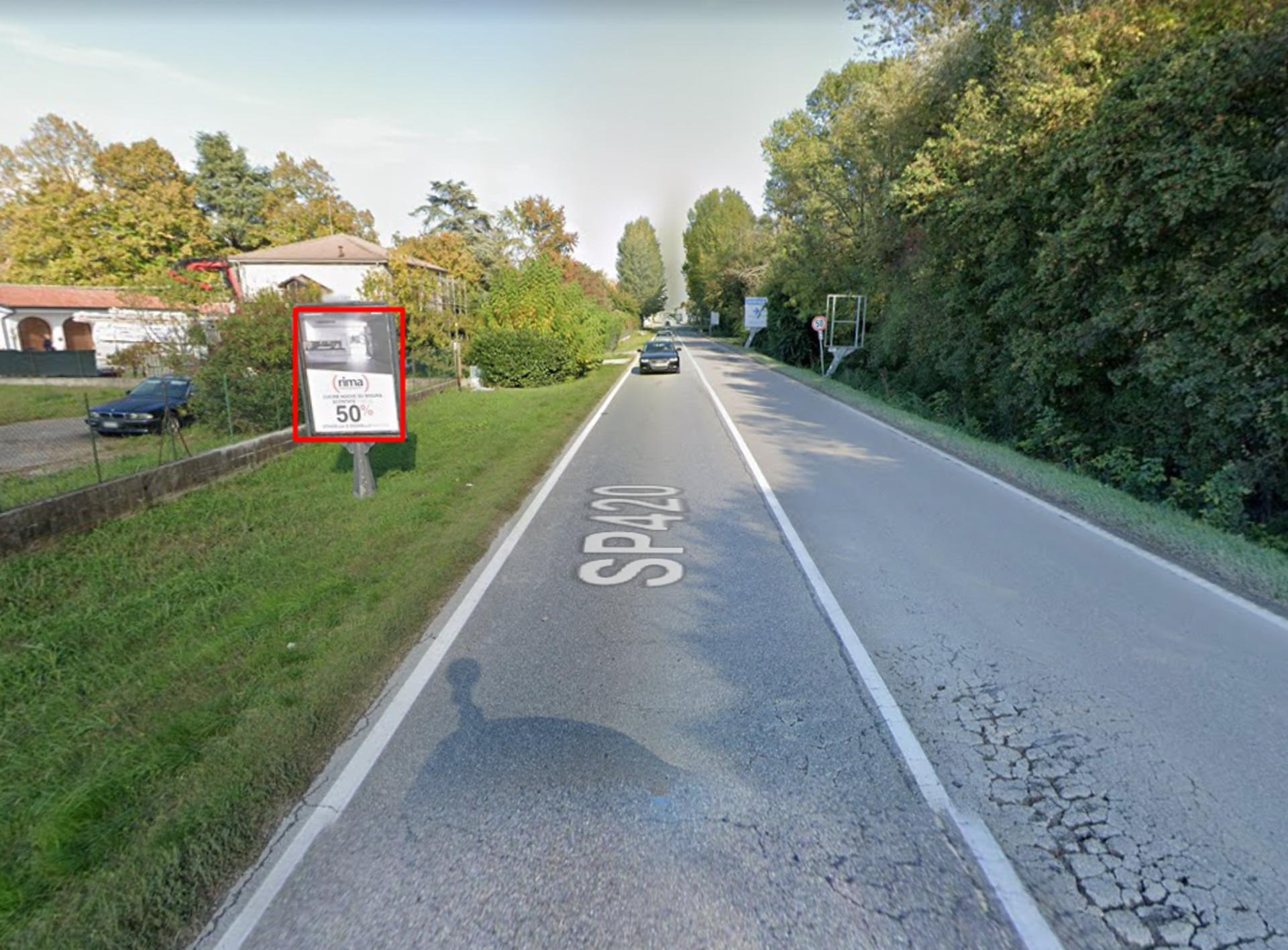 Impianto STENDARDO a Mantova, in zona S.S. n.420 Sabbion.