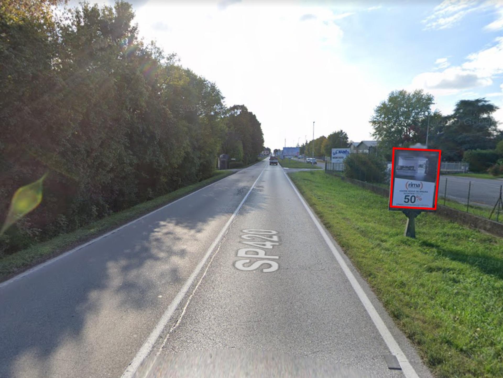 Impianto STENDARDO a Mantova, in zona S.S. n.420 Sabbion.