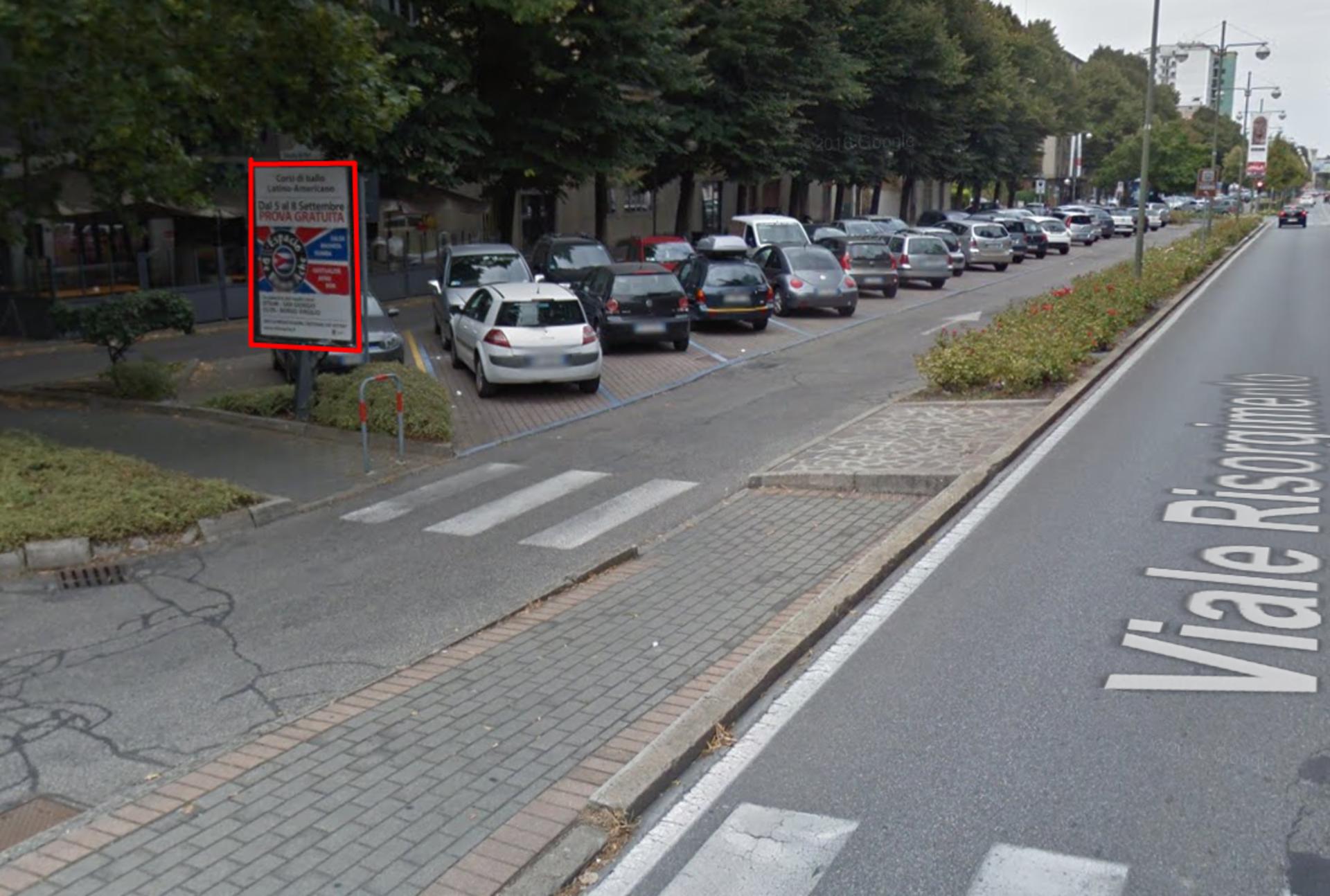 Impianto STENDARDO a Mantova, in zona Chiesa di San Sebastiano