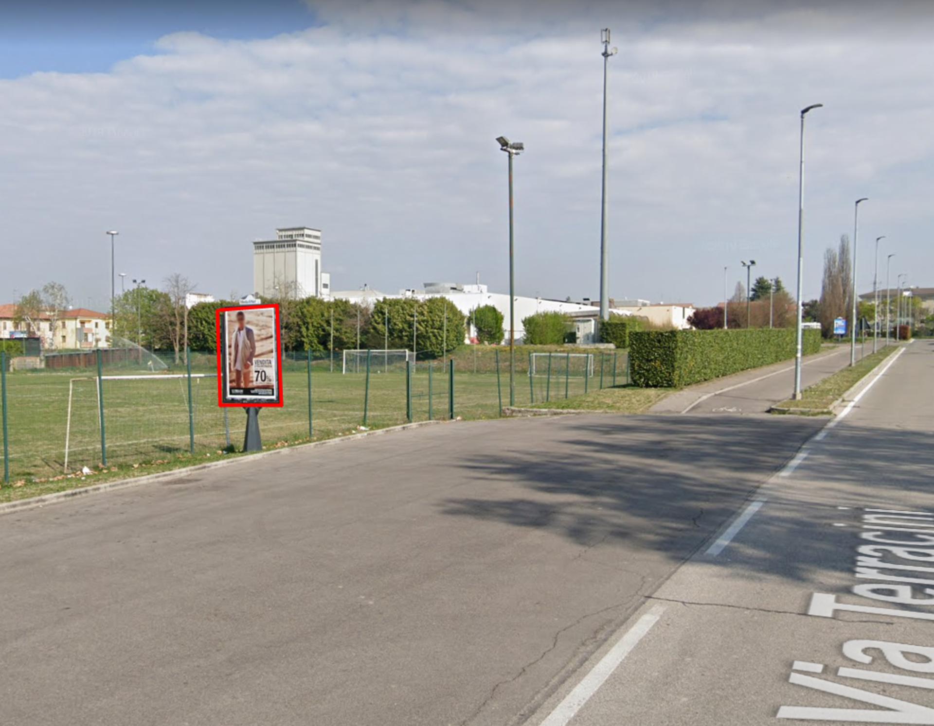 Impianto STENDARDO a Mantova, in zona Lidl