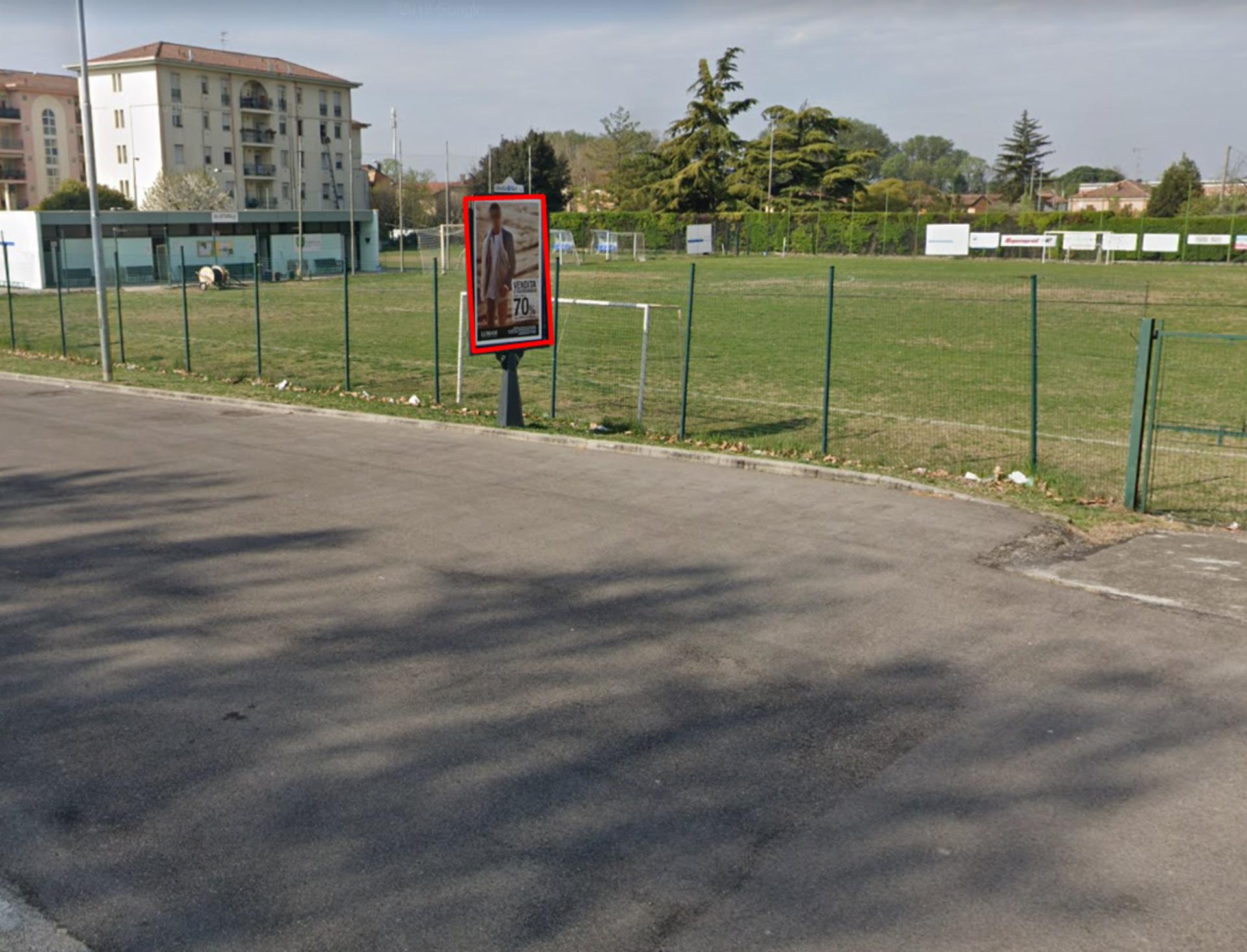 Impianto STENDARDO a Mantova, in zona Lidl