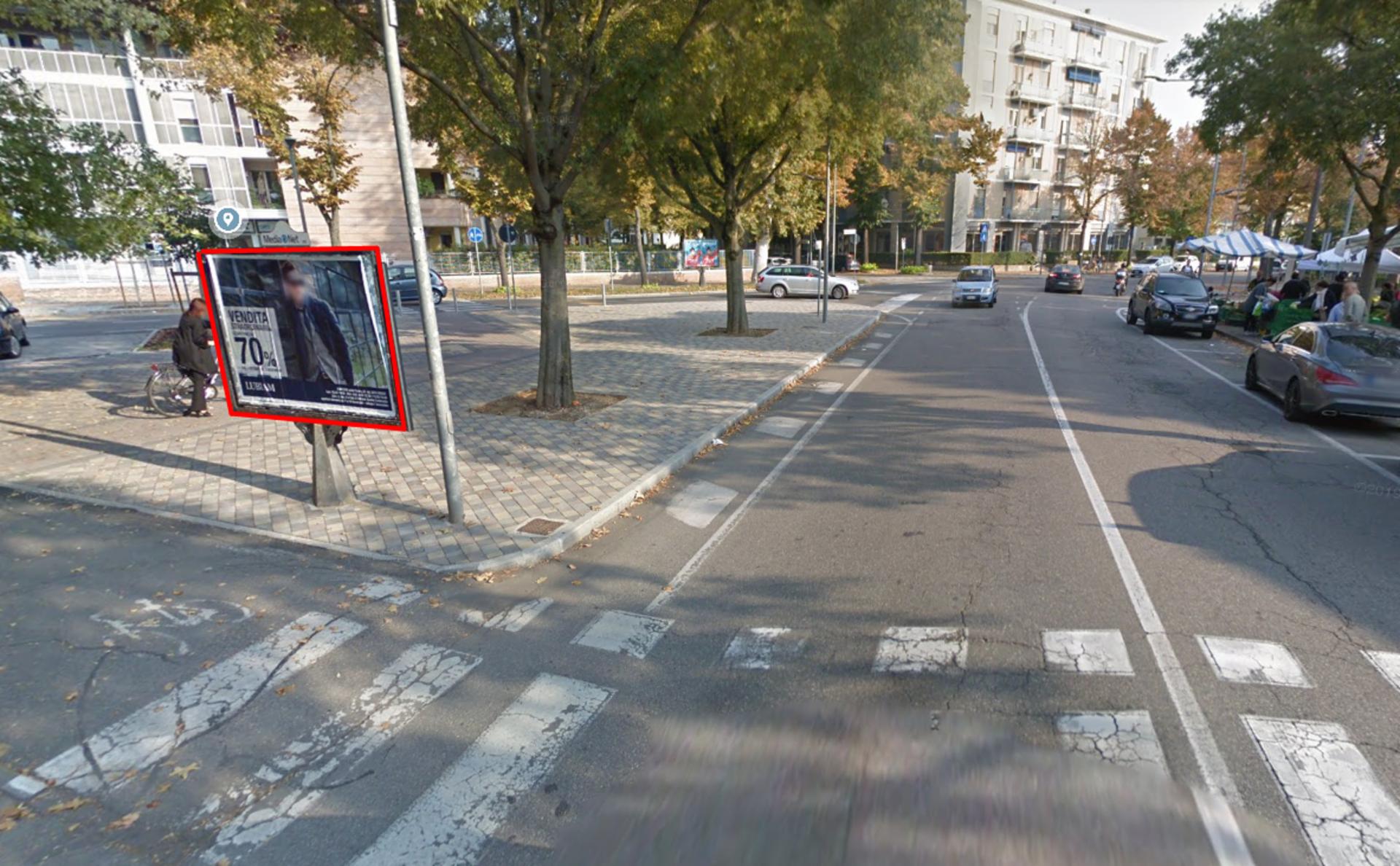 Impianto STENDARDO a Mantova, in zona Monumento alla Resistenza