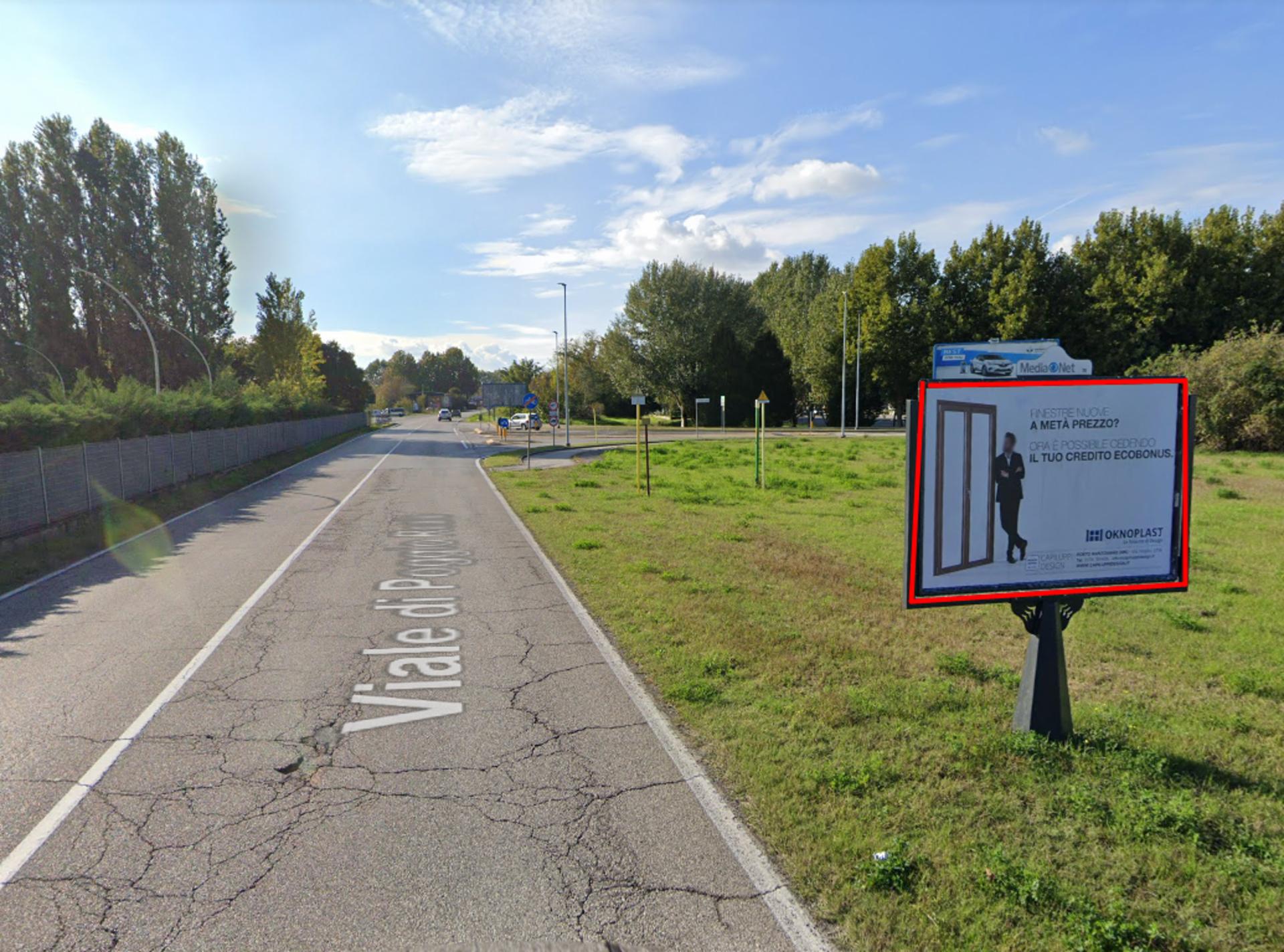 Impianto STENDARDO a Mantova, in zona Lidl