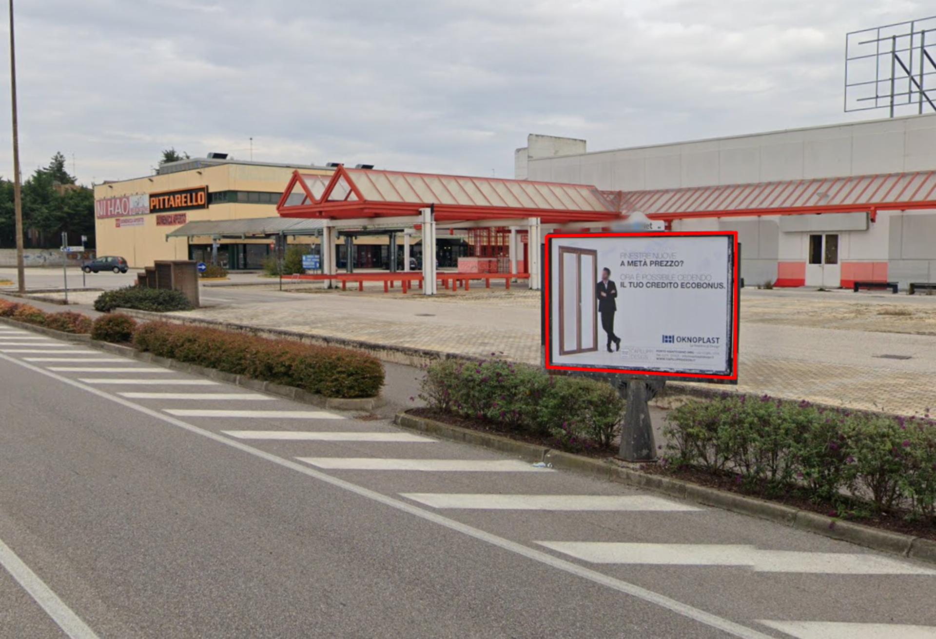 Impianto STENDARDO a Mantova, in zona Lidl