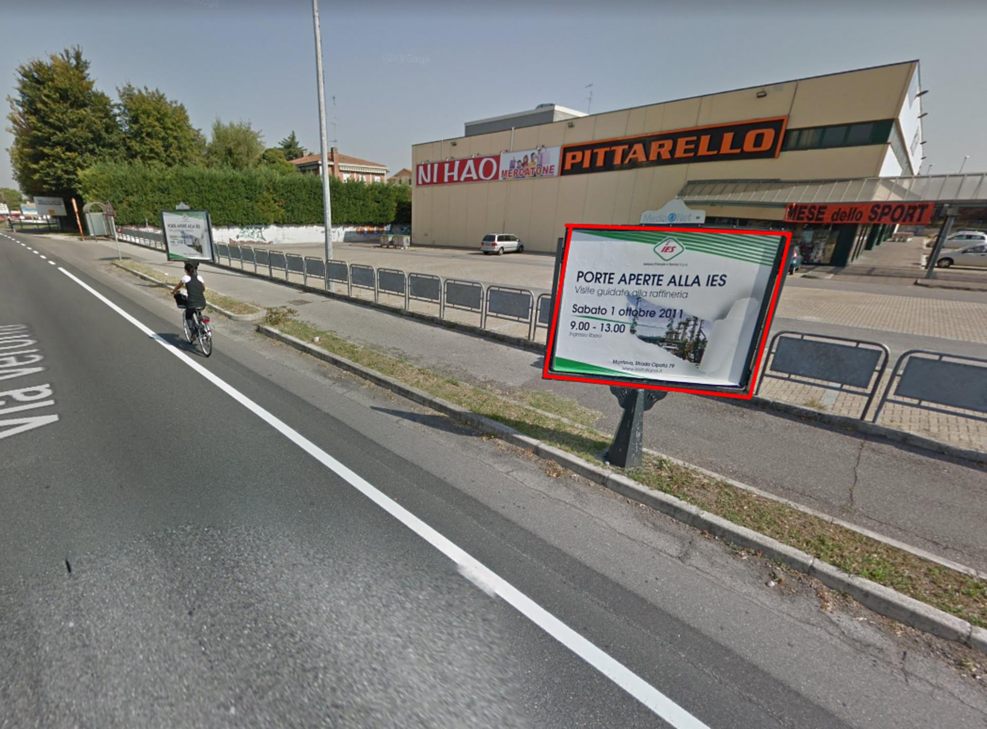 Impianto STENDARDO a Mantova, in zona Euronics
