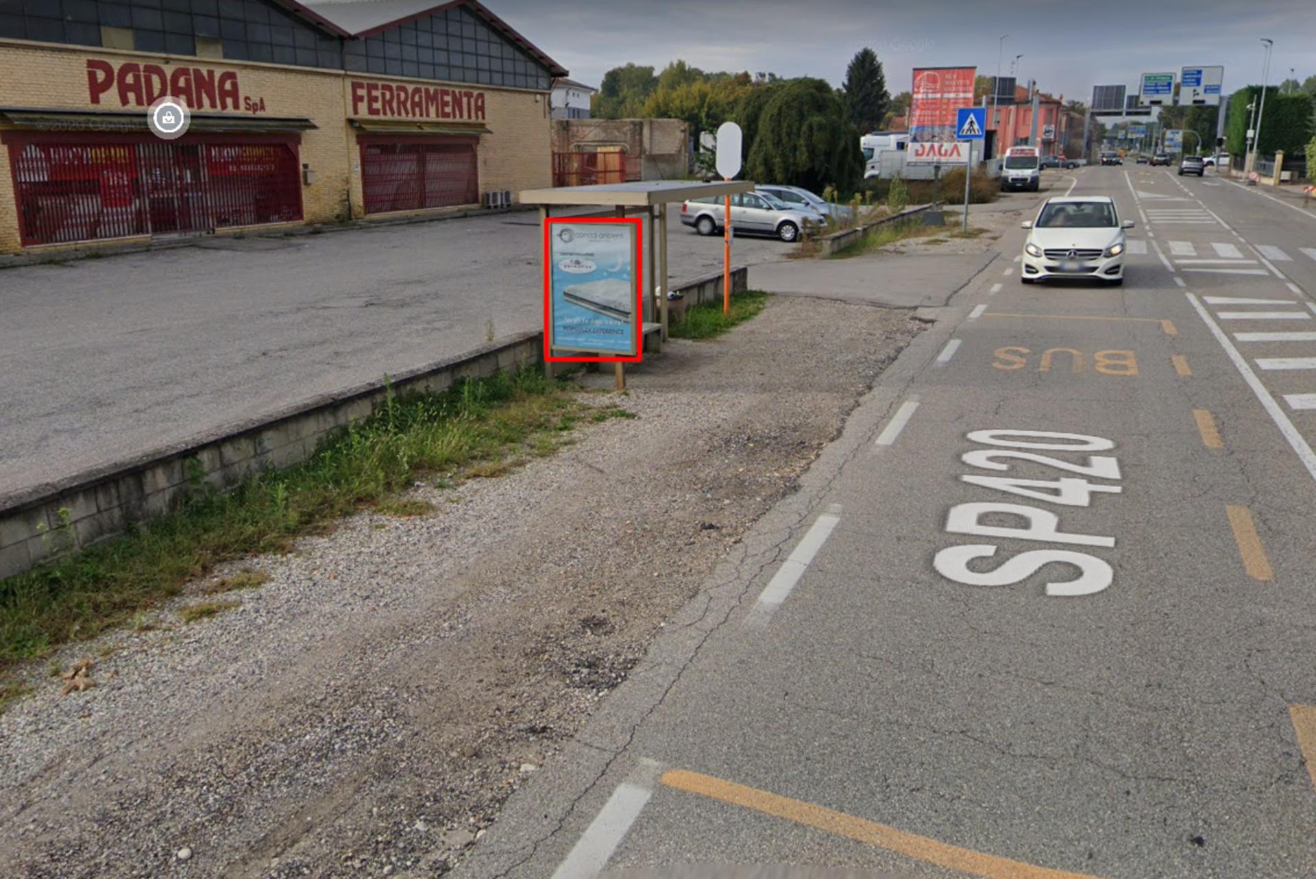 Impianto PENSILINA a Mantova, in zona Enjoy Caffé