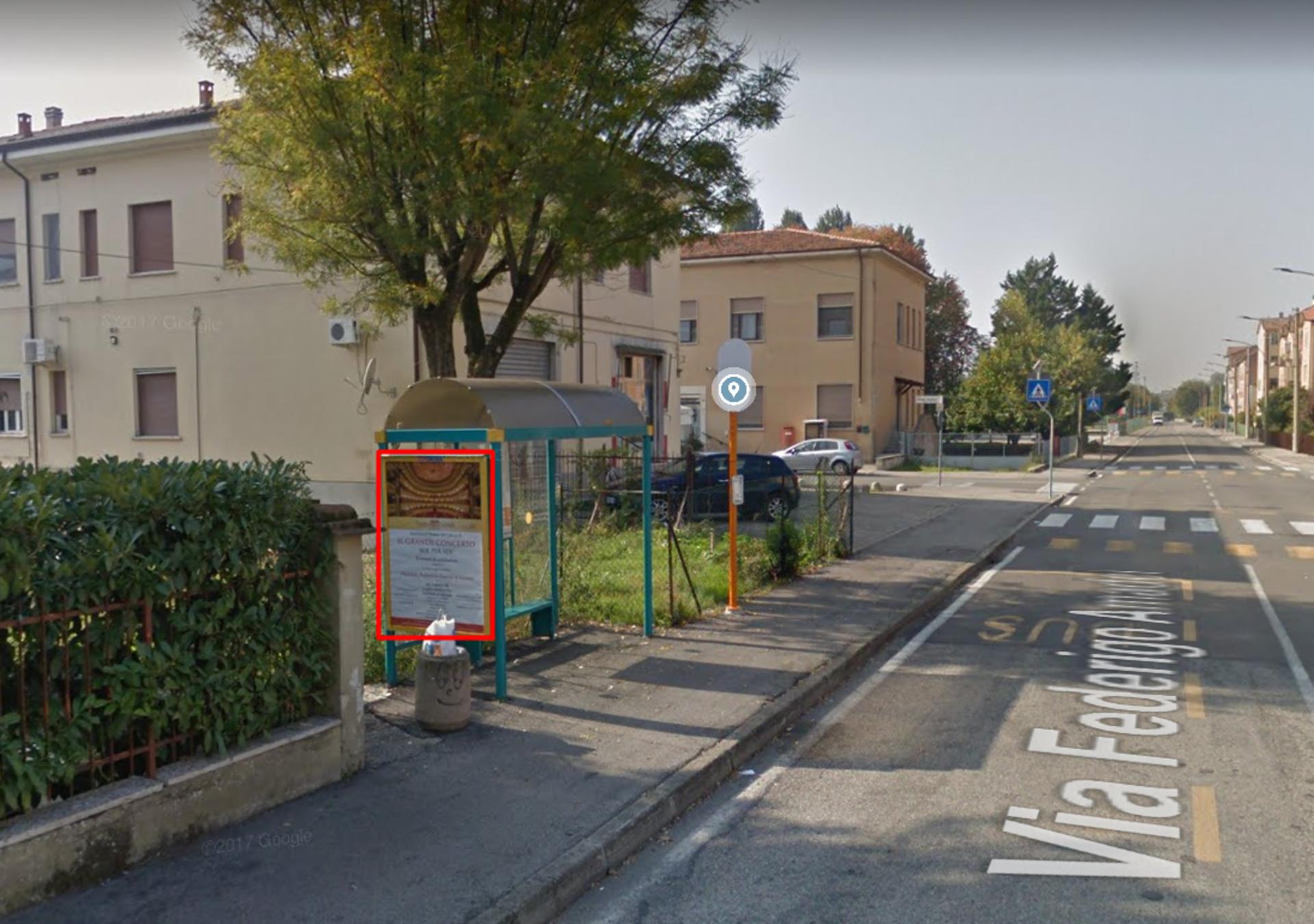 Impianto PENSILINA a Mantova, in zona Qui Pizza