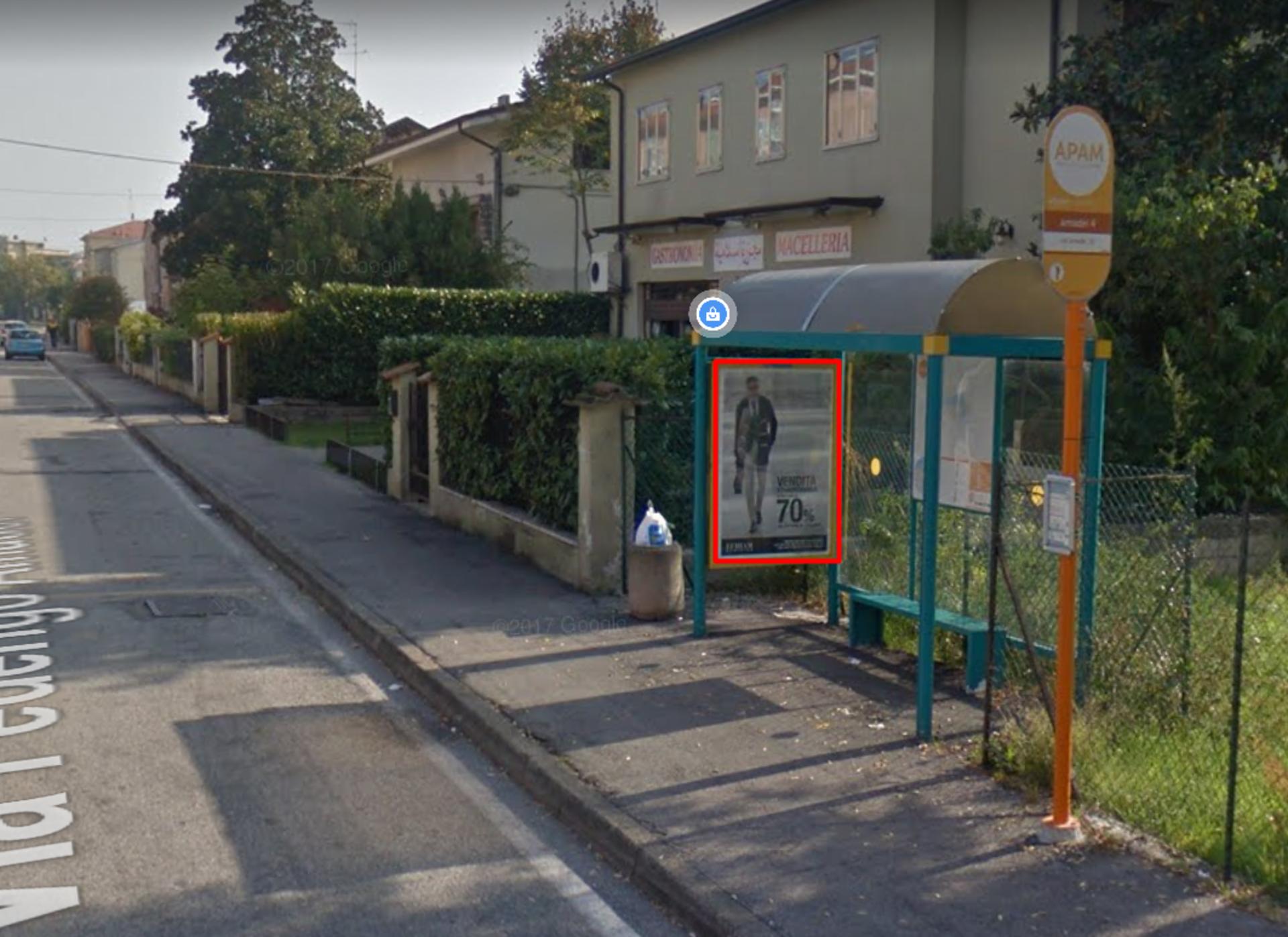 Impianto PENSILINA a Mantova, in zona Qui Pizza