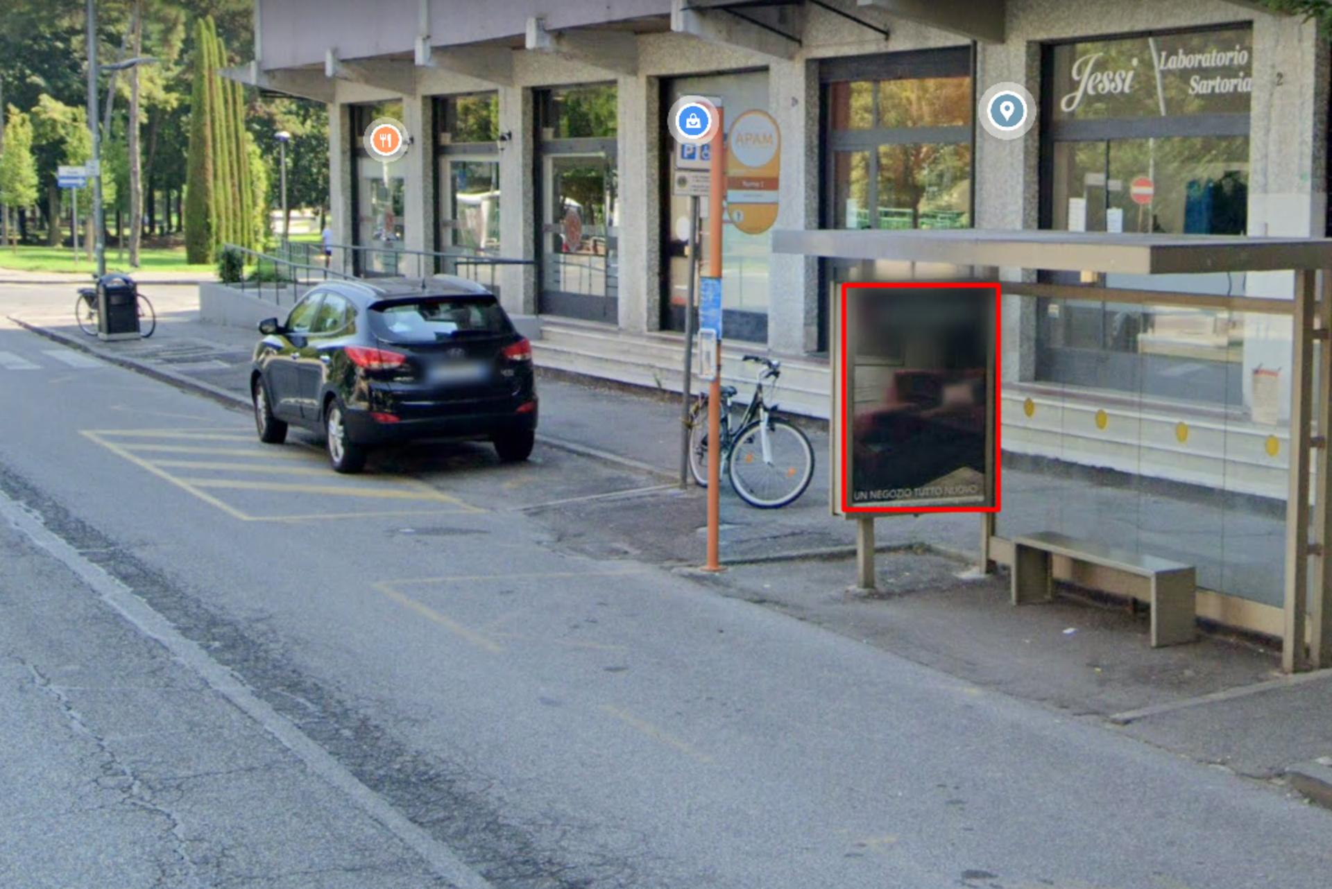 Impianto PENSILINA a Mantova, in zona La Casa dello Speck
