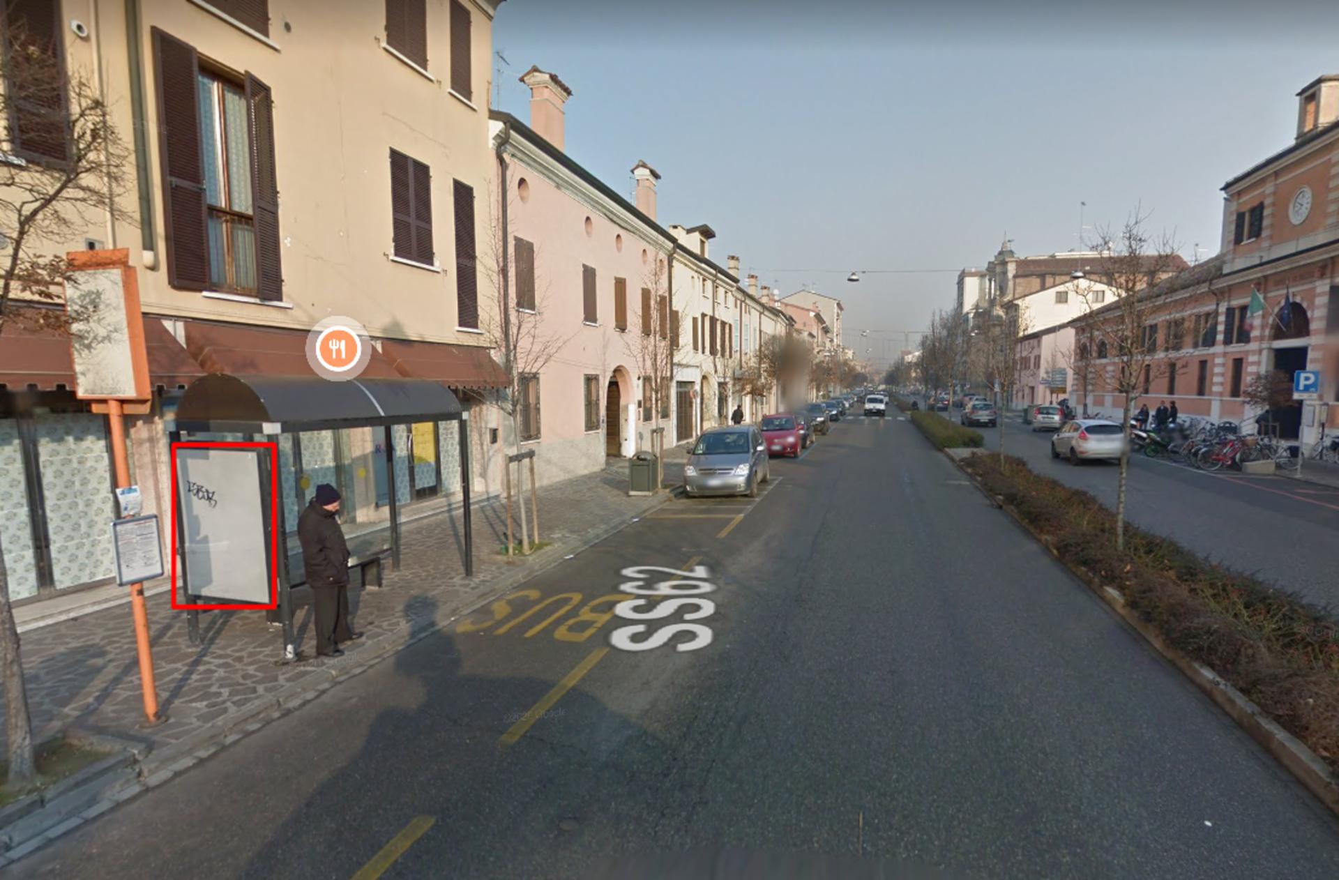 Impianto PENSILINA a Mantova, in zona Chiesa di Santo Spirito