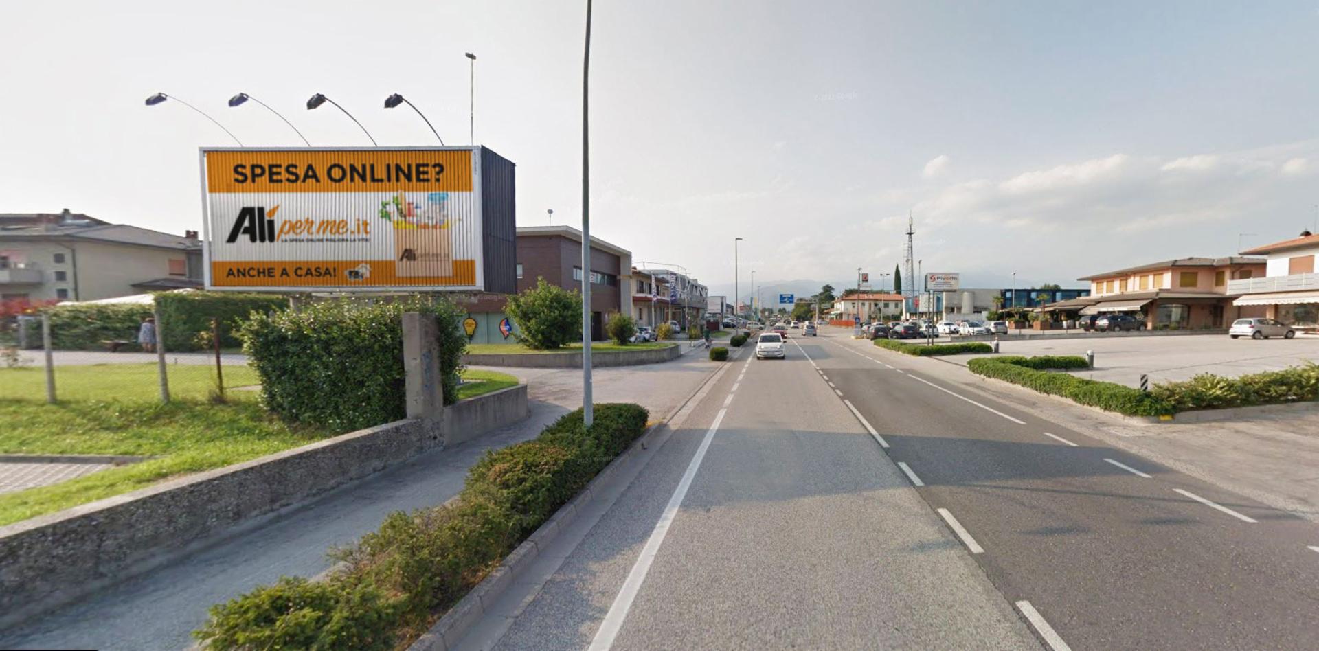 Impianto a Via Capitano Alessio - SS 47 Valsugana kM. 38+750 (direzione Bassano)  Rosà