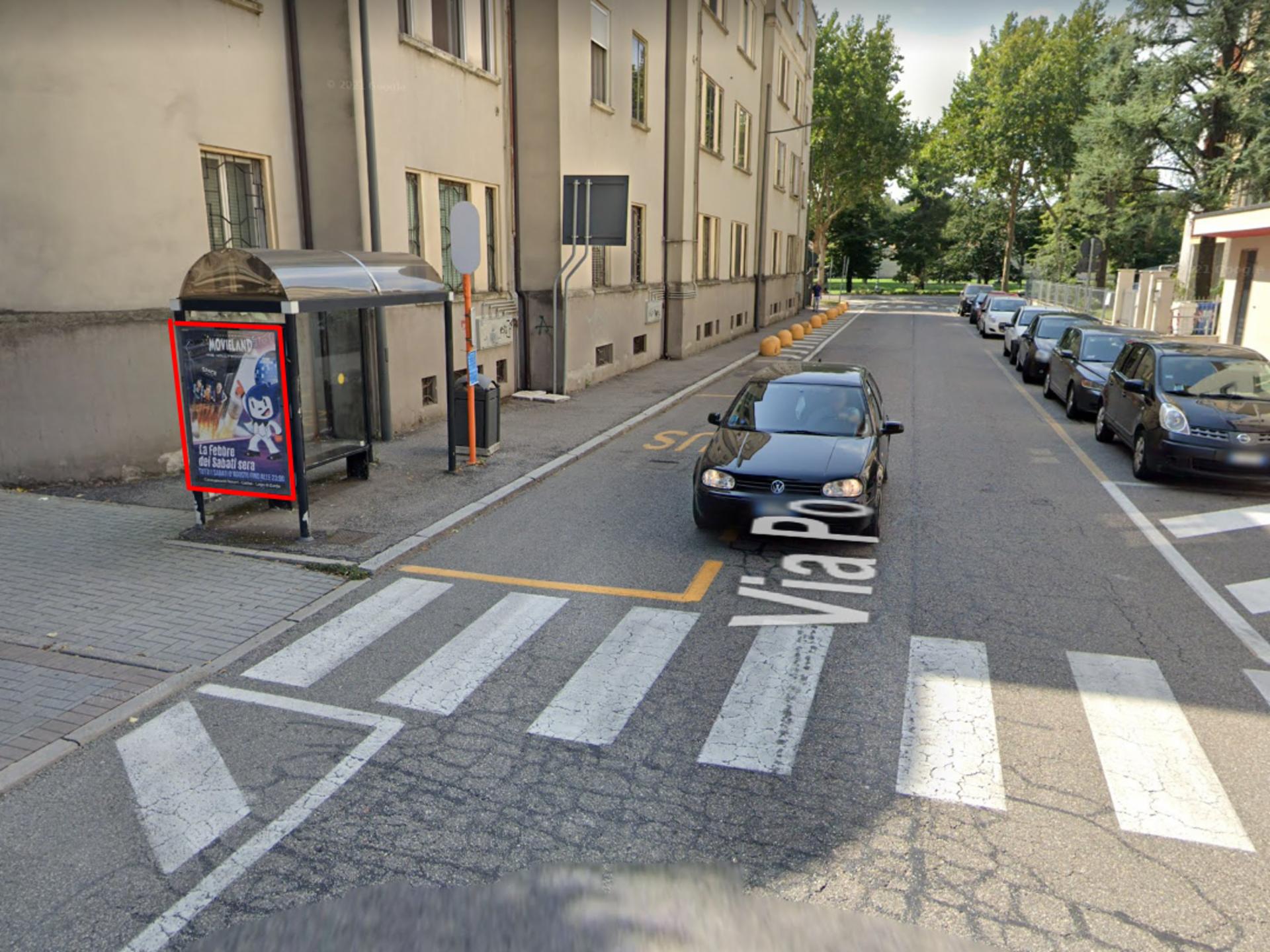 Impianto PENSILINA a Mantova, in zona Chiesa di San Sebastiano