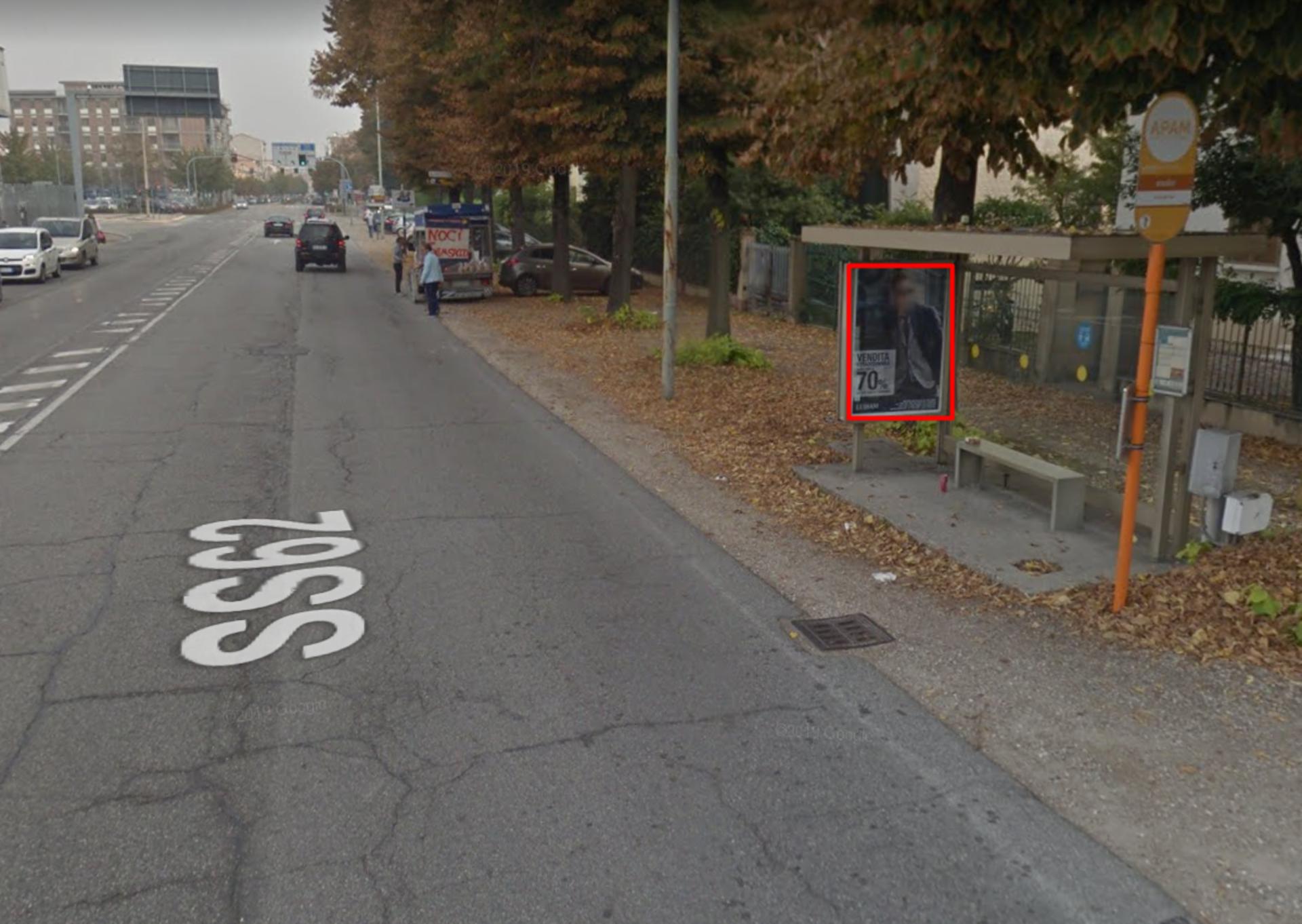Impianto PENSILINA a Mantova, in zona Chiesa di Santa Maria del Gradaro