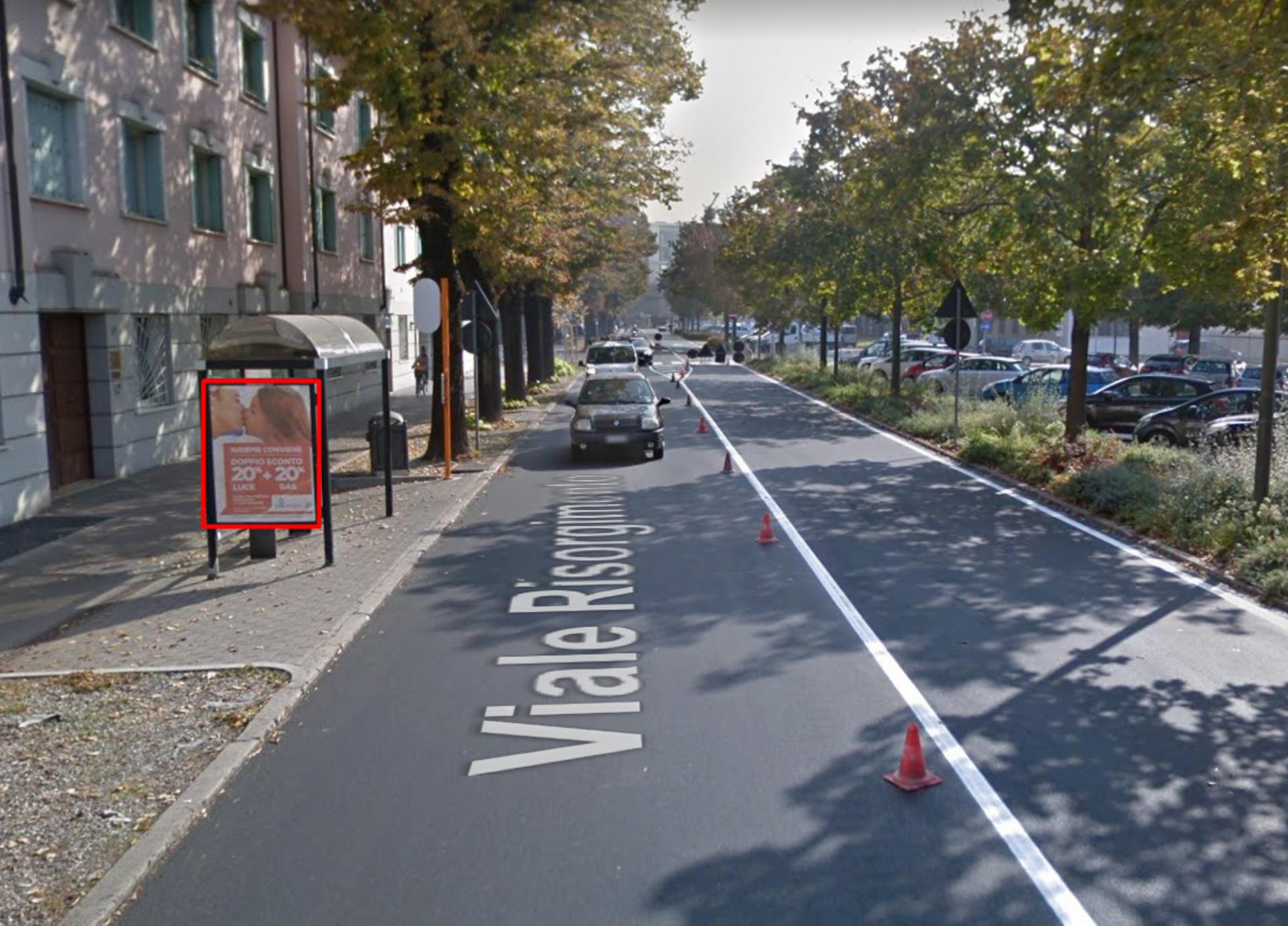 Impianto PENSILINA a Mantova, in zona Chiesa di Santo Spirito