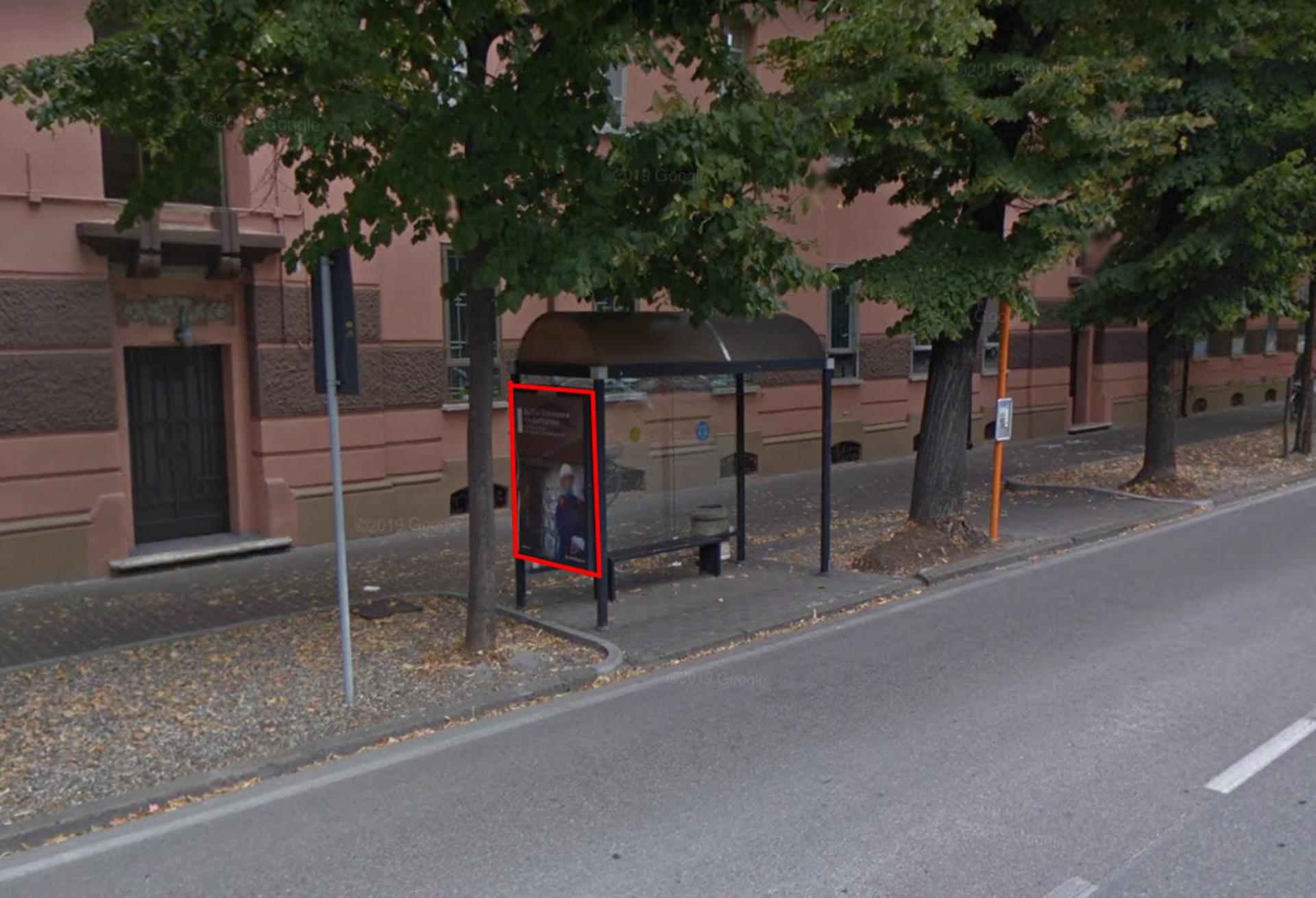 Impianto PENSILINA a Mantova, in zona Chiesa di San Sebastiano