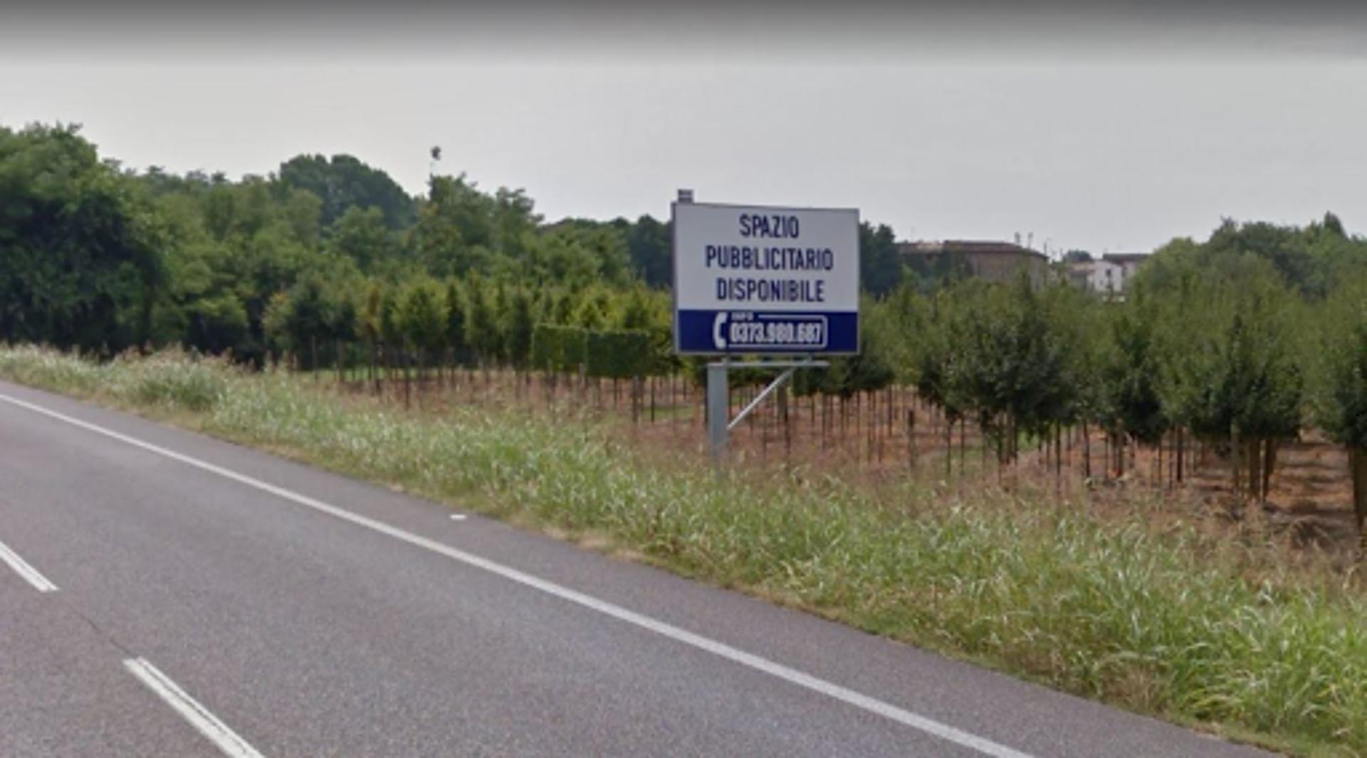 Impianto CARTELLONISTICA a Campagnola Cremasca, in zona Chiesetta della Motta