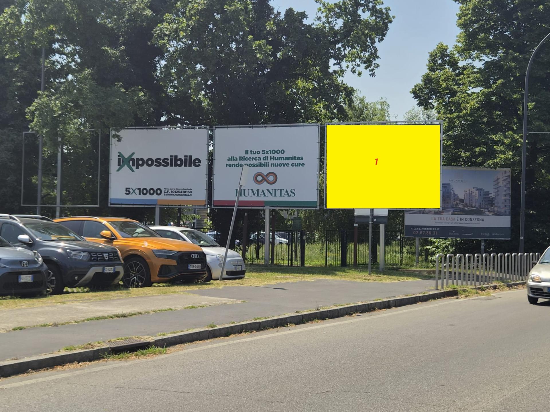 Impianto a Via Manzoni  f.te Ospedale Humanitas dir. Basiglio  Rozzano