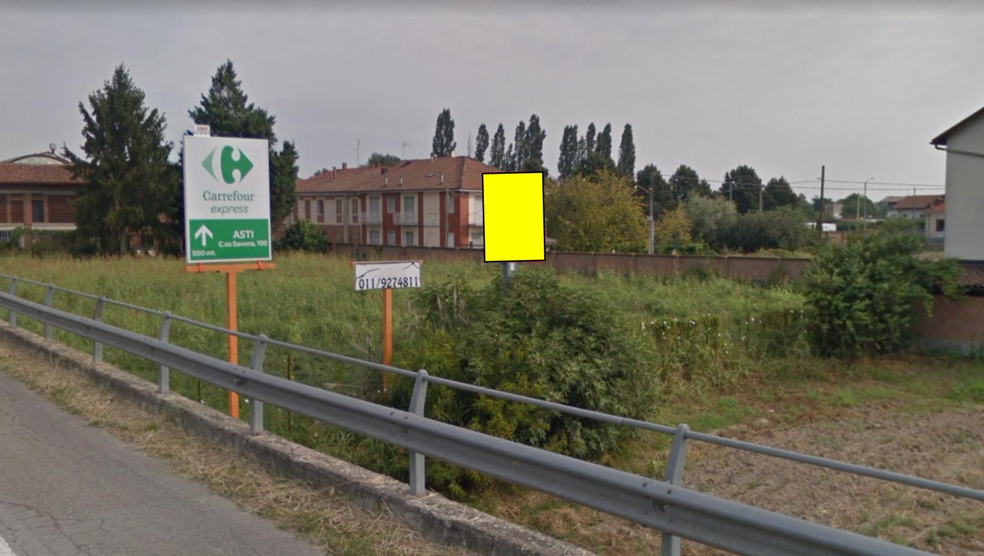 Impianto CARTELLONISTICA a Asti, in zona Banca di Asti