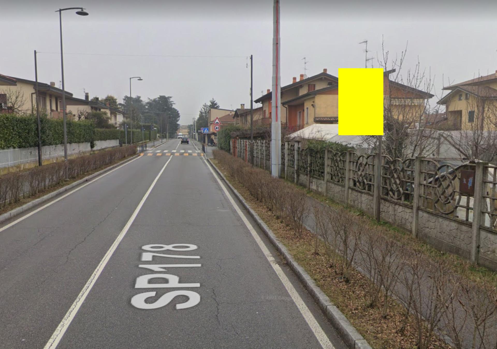 Impianto TABELLA a Cornate d'Adda, in zona Outlet Salotti