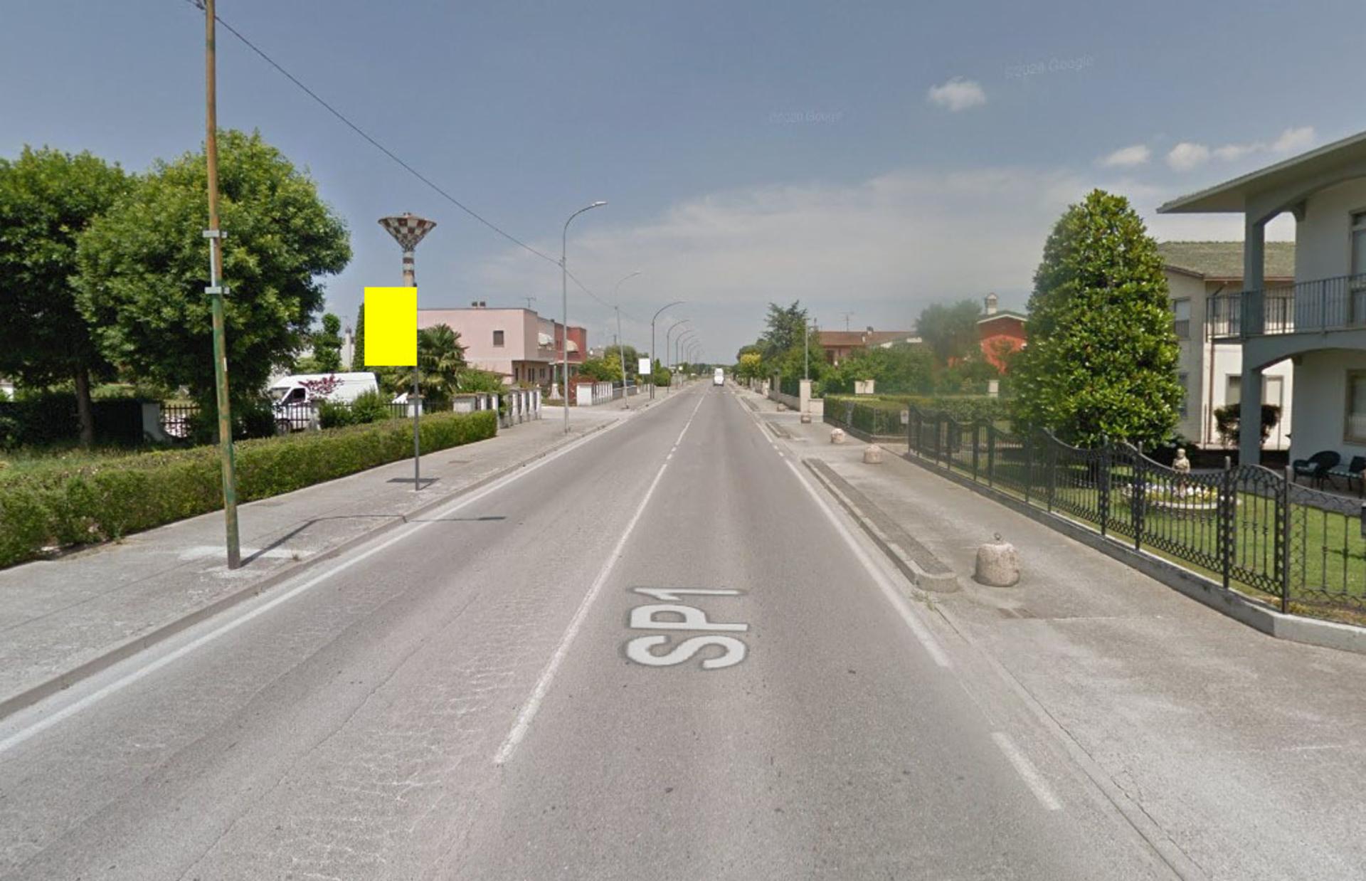 Impianto TABELLA a Asola, in zona Monumento ai Caduti