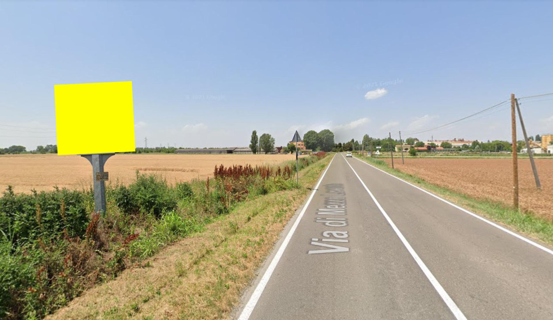 Impianto CARTELLONISTICA a Crevalcore, in zona Beni Comunali Bivio Zuccherificio