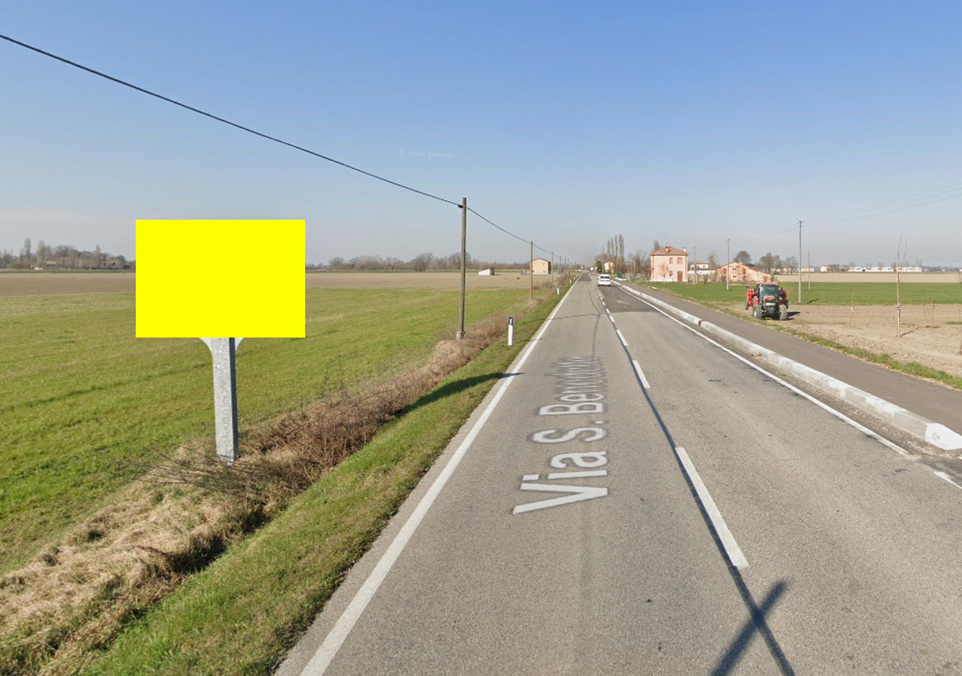 Impianto CARTELLONISTICA a San Pietro in Casale, in zona Canale Emiliano Romagnolo
