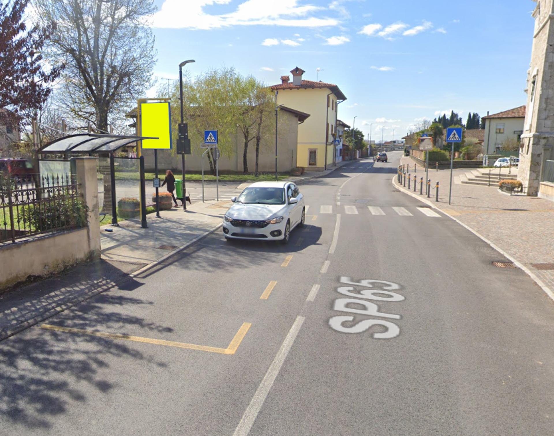 Impianto a PROVINCIALE LOC. SEVEGLIANO V. V. VENETO 65 Km 27+300/DX  SP 65 KM 27+300/DX SEVEGLIANO VIA VITTORIO VENETO  Bagnaria Arsa