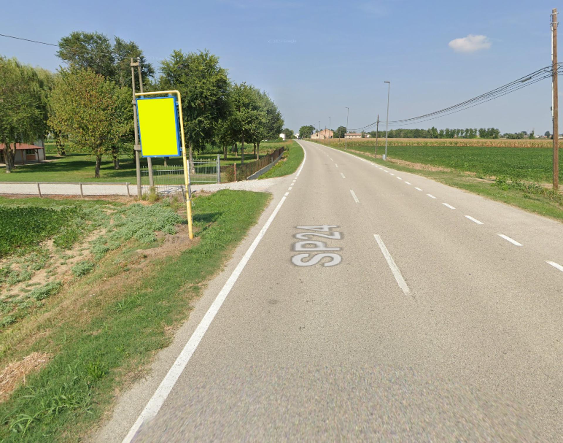 Impianto a PROVINCIALE FIGOLI 24 Km 3+930 DX 900  ARQUA' POLESINE CARTE ROSSI  Arquà Polesine