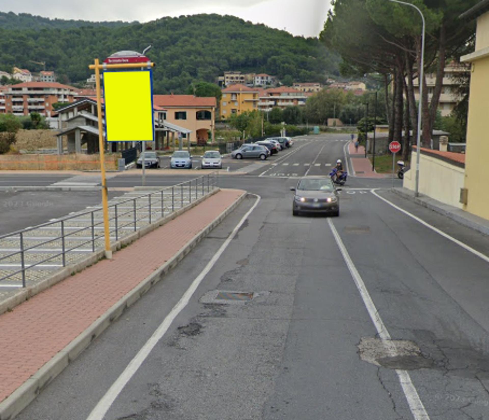 Impianto a Via Cavour, 63  Via Cavour, 63 - Lato Monte  Andora