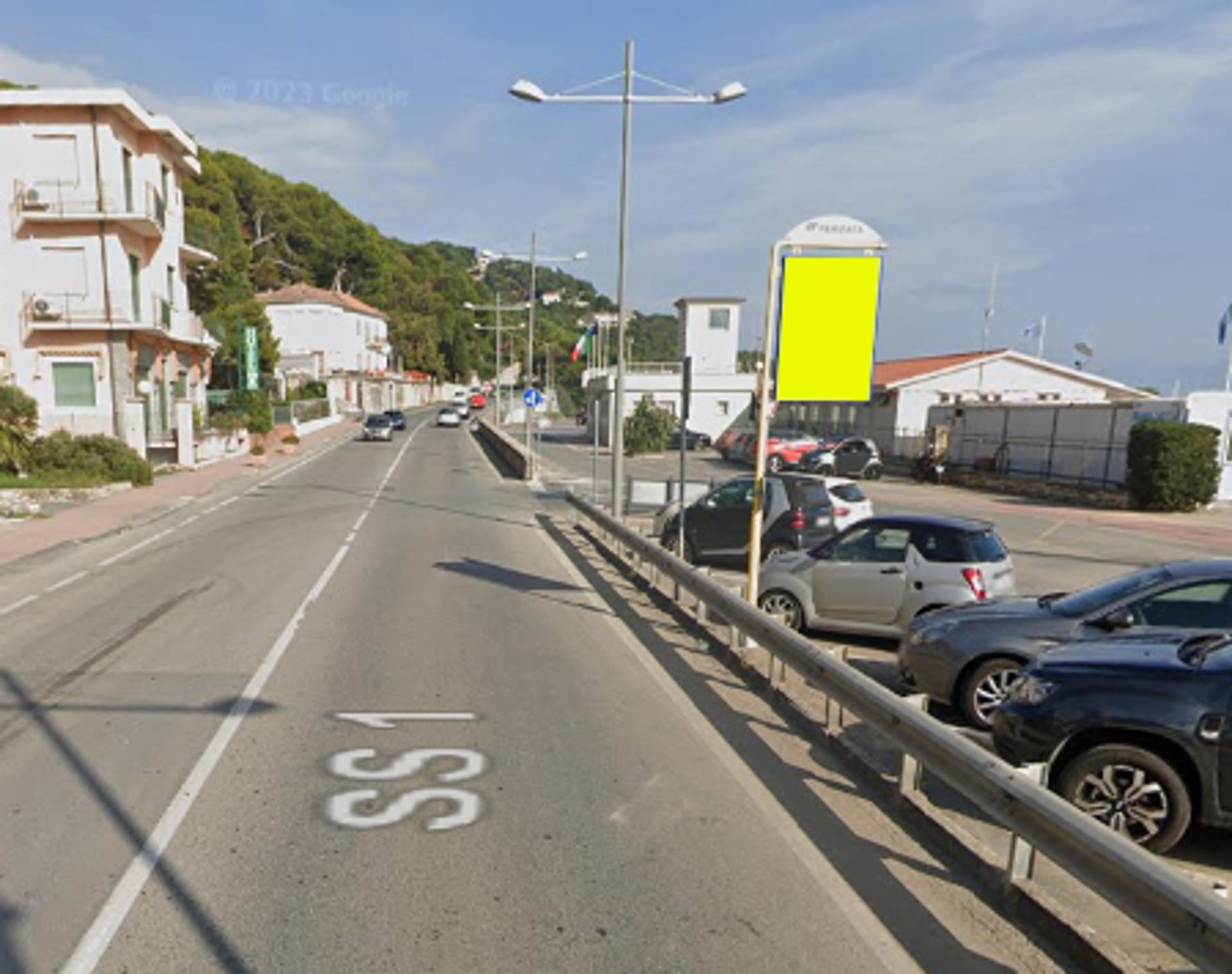 Impianto a STATALE 1 Km 631+840 SX  CAPOLINEA  Andora