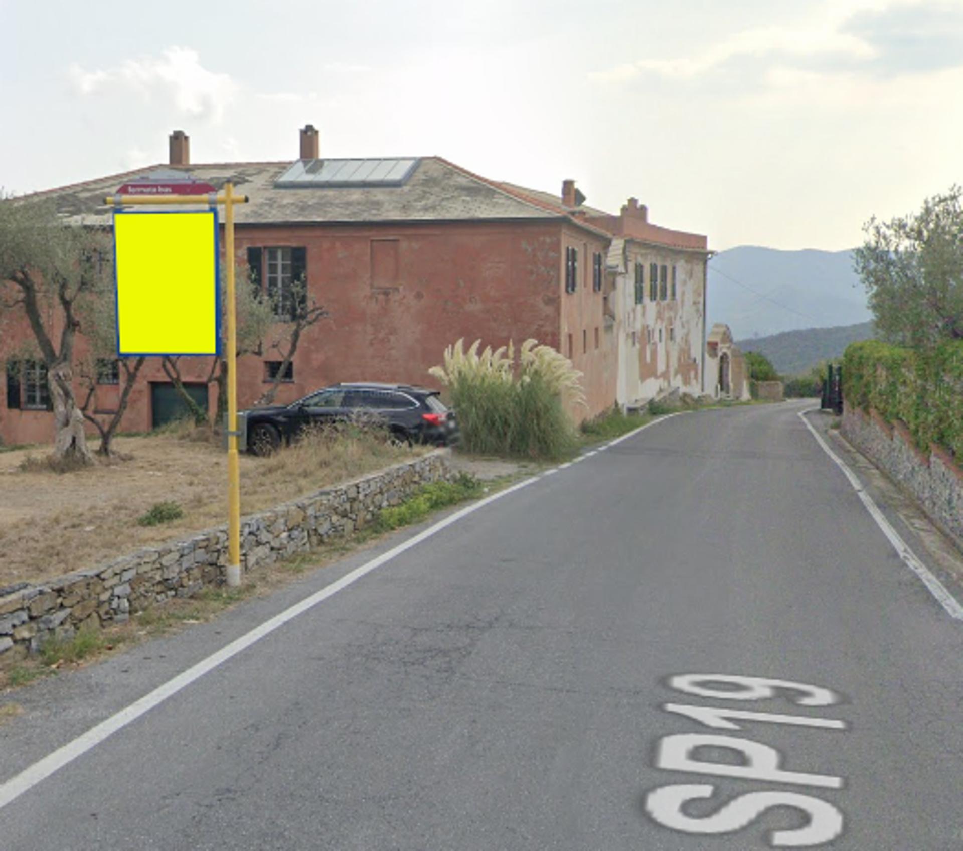 Impianto a s.p. 19 Km. 5+350 dx  entrata paese  Arnasco