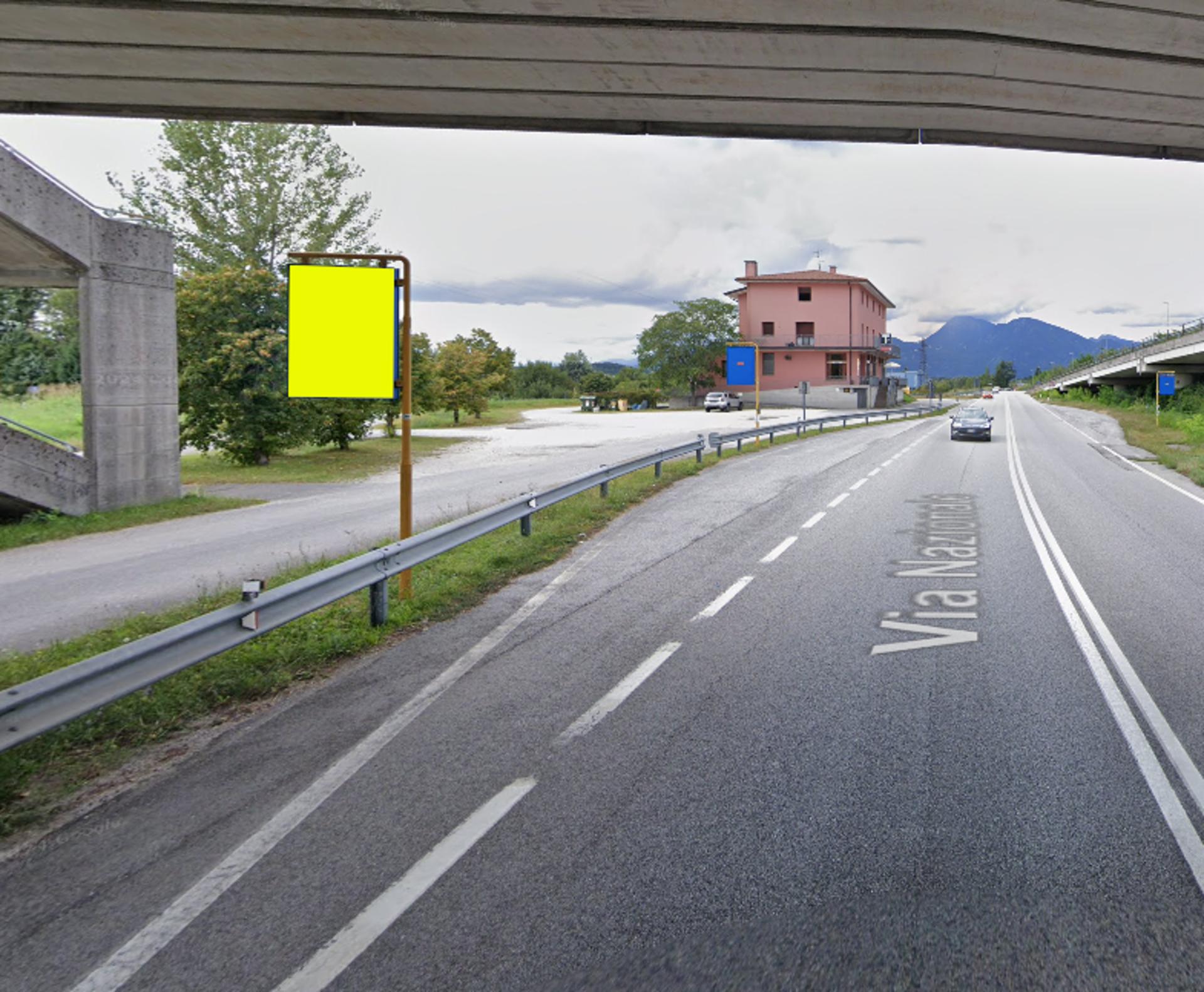 Impianto a STATALE CAVALCAVIA CAMPOLESSI 13 Km 150+900/SX  SS 13 KM 150+900/SX CAVALCAVIA CAMPOLESSI  Artegna