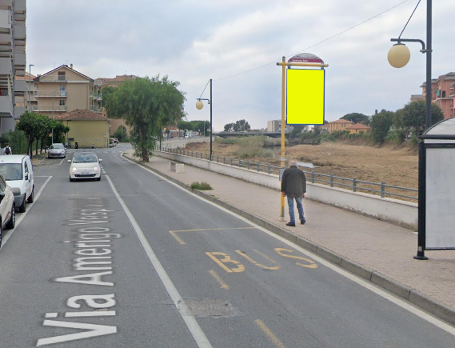 Impianto a VIA VESPUCCI/VIA COLOMBO  PENSILINA VICINO ROTONDA PONTE  Andora