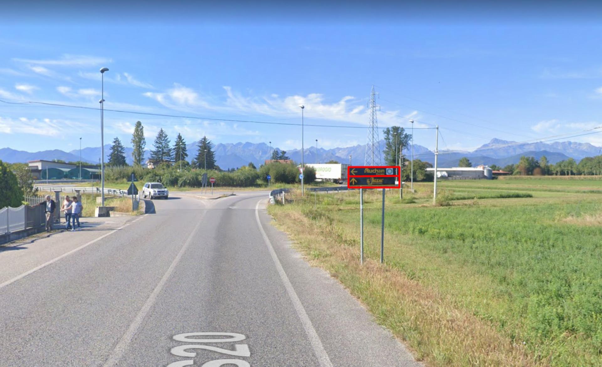 Impianto FRECCE / PREINSEGNE a Cuneo, in zona Ristorante pizzeria Gazoline