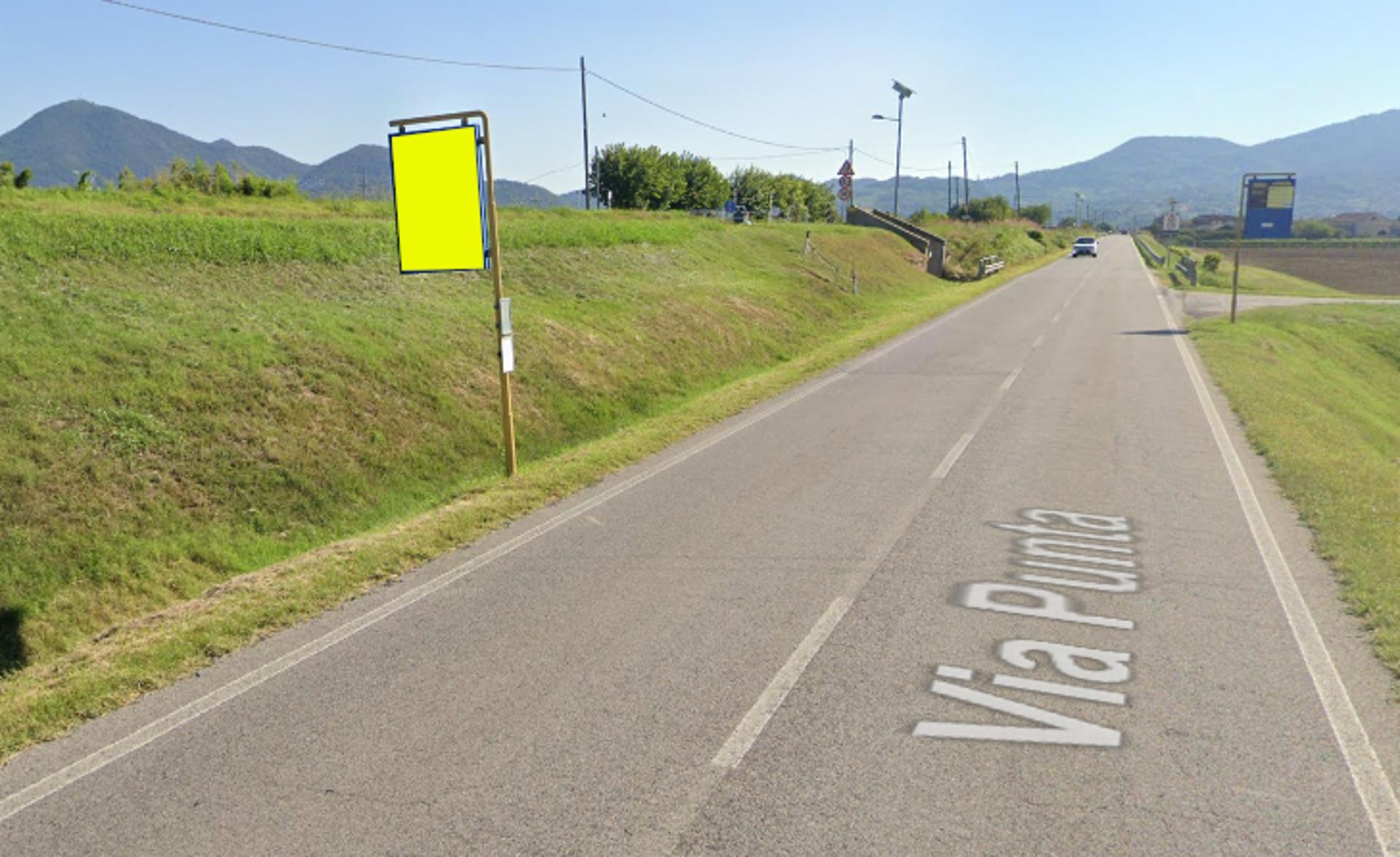 Impianto a PROVINCIALE VIA PUNTA 7 Km 3+100SX  AGUGLIARO DA ROSSI  Agugliaro