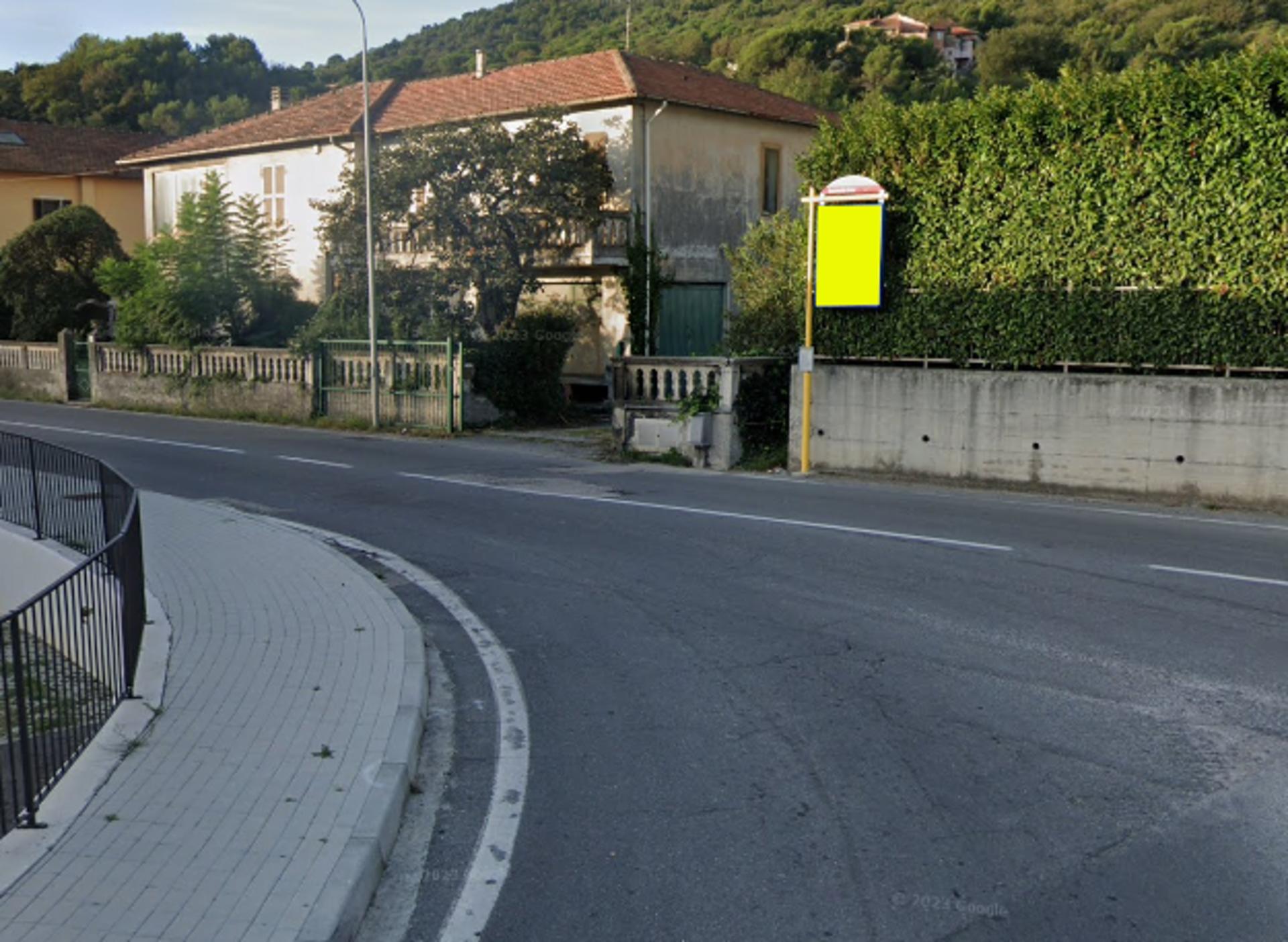 Impianto a via Merula angolo via Santa Caterina  via Merula fronte incrocio con via Santa Caterina  Andora